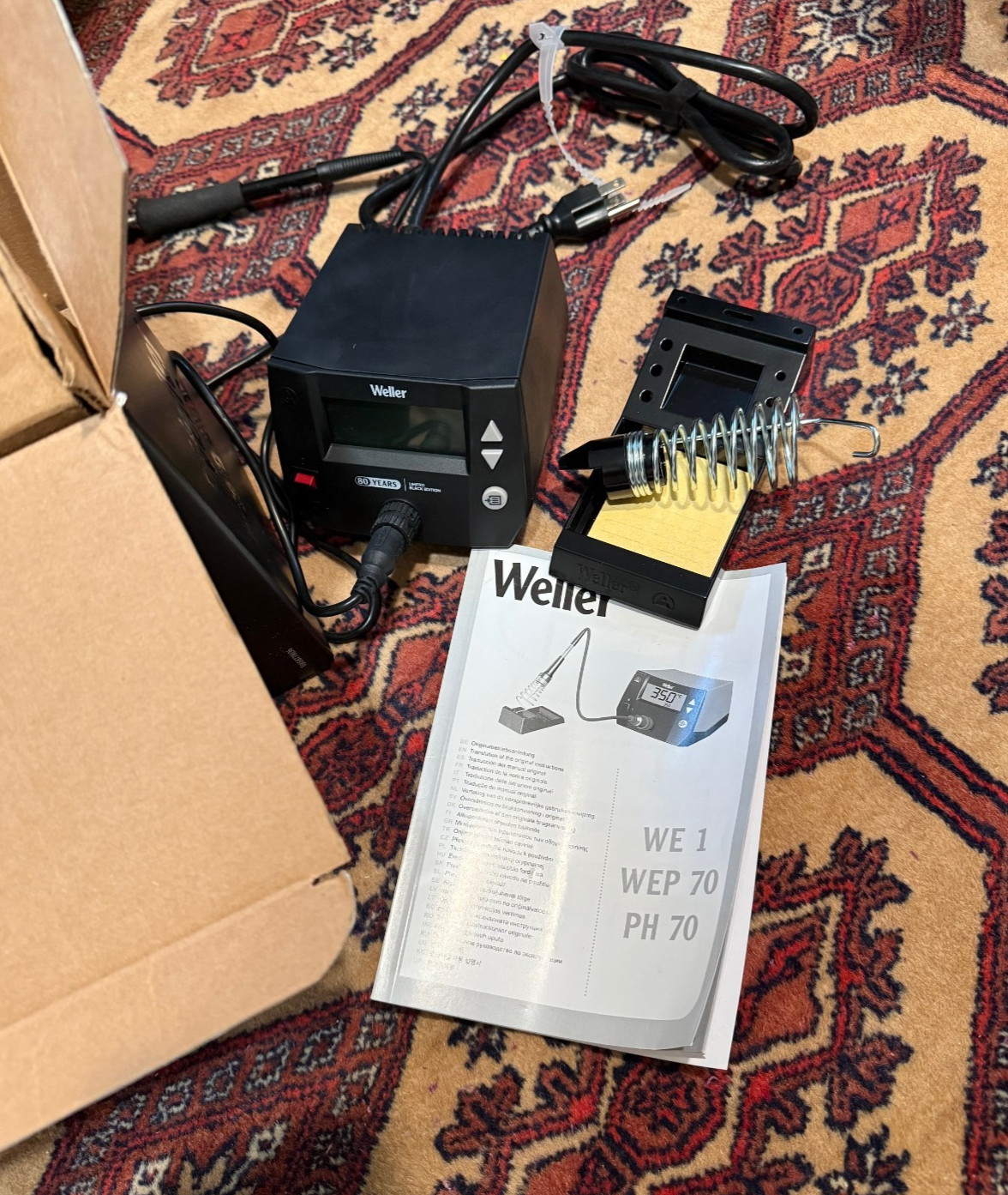 Weller WE1010 BLACK Limited Black Edition Soldering Station Kit - USA Stock