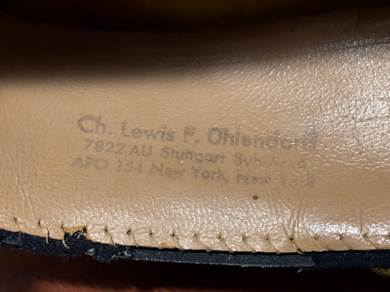 WWII ERA US ARMY CHAPLAIN DRESS & SERVICE VISOR HAT CAPS IDENTIFIED NAMED + MORE