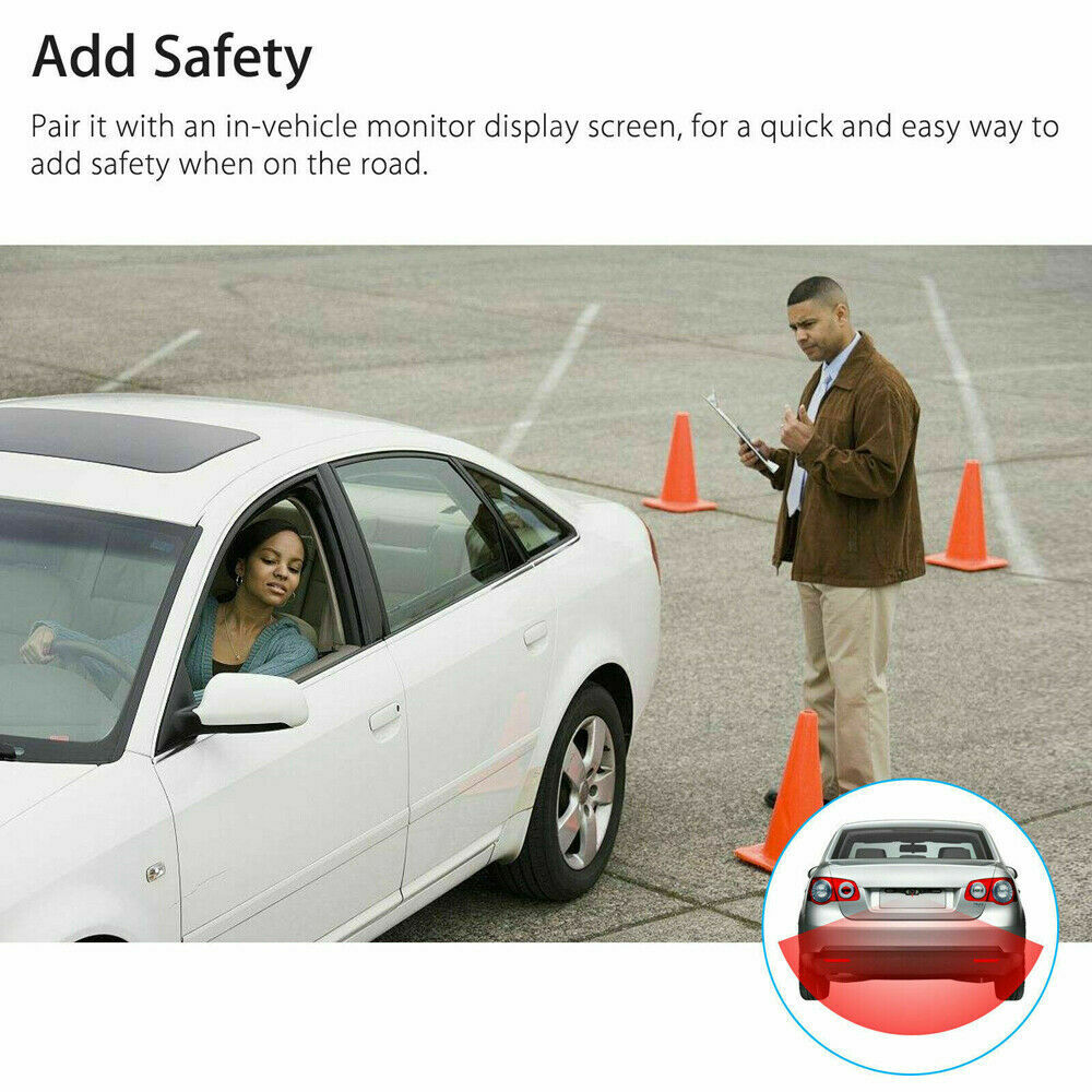 Parking Camera Wide 170° Waterproof Night Vision Car Rear View Reverse Backup US