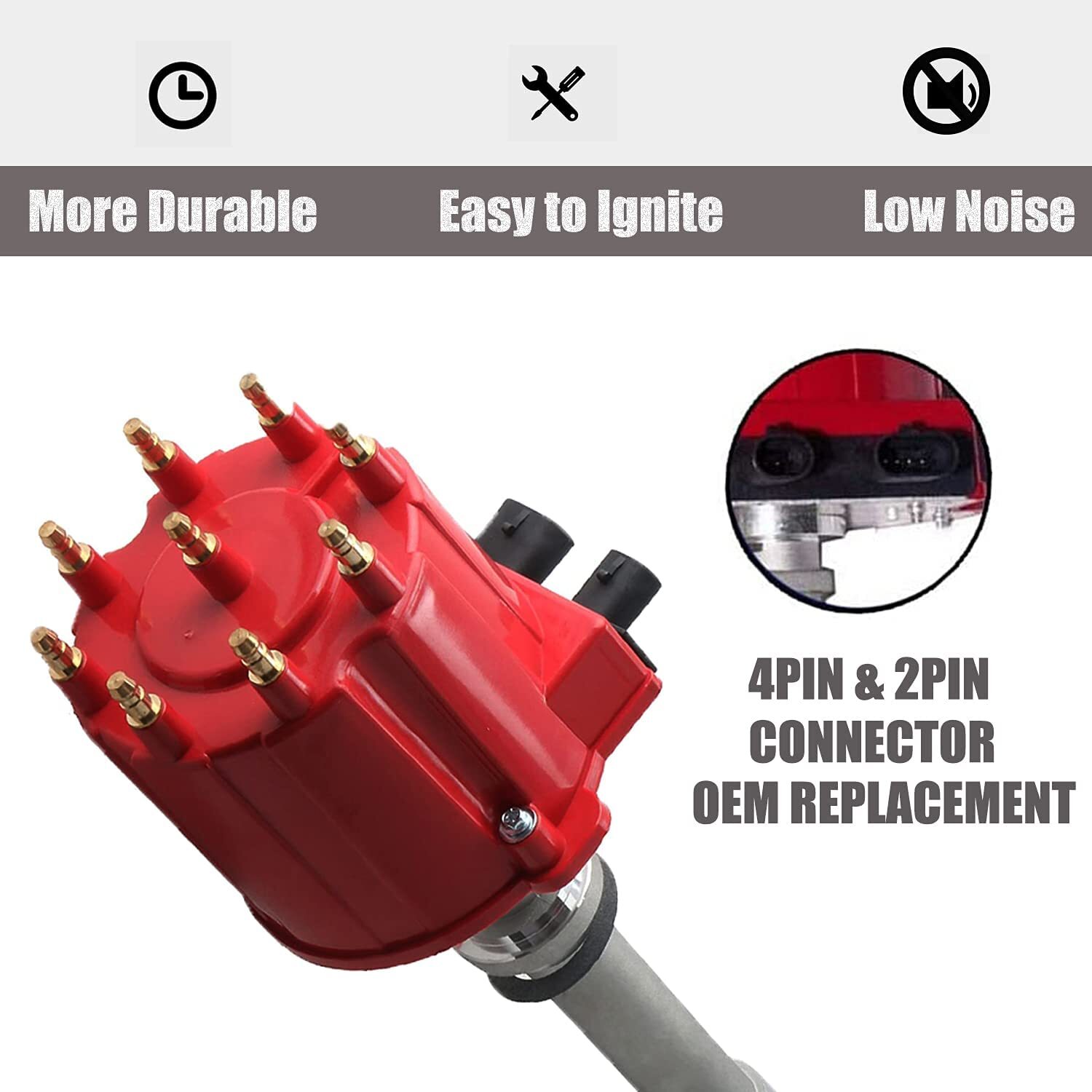 Ignition Distributor For 88-95 Chevy GMC C1500 C2500 C3500 V8 10467353 1103838