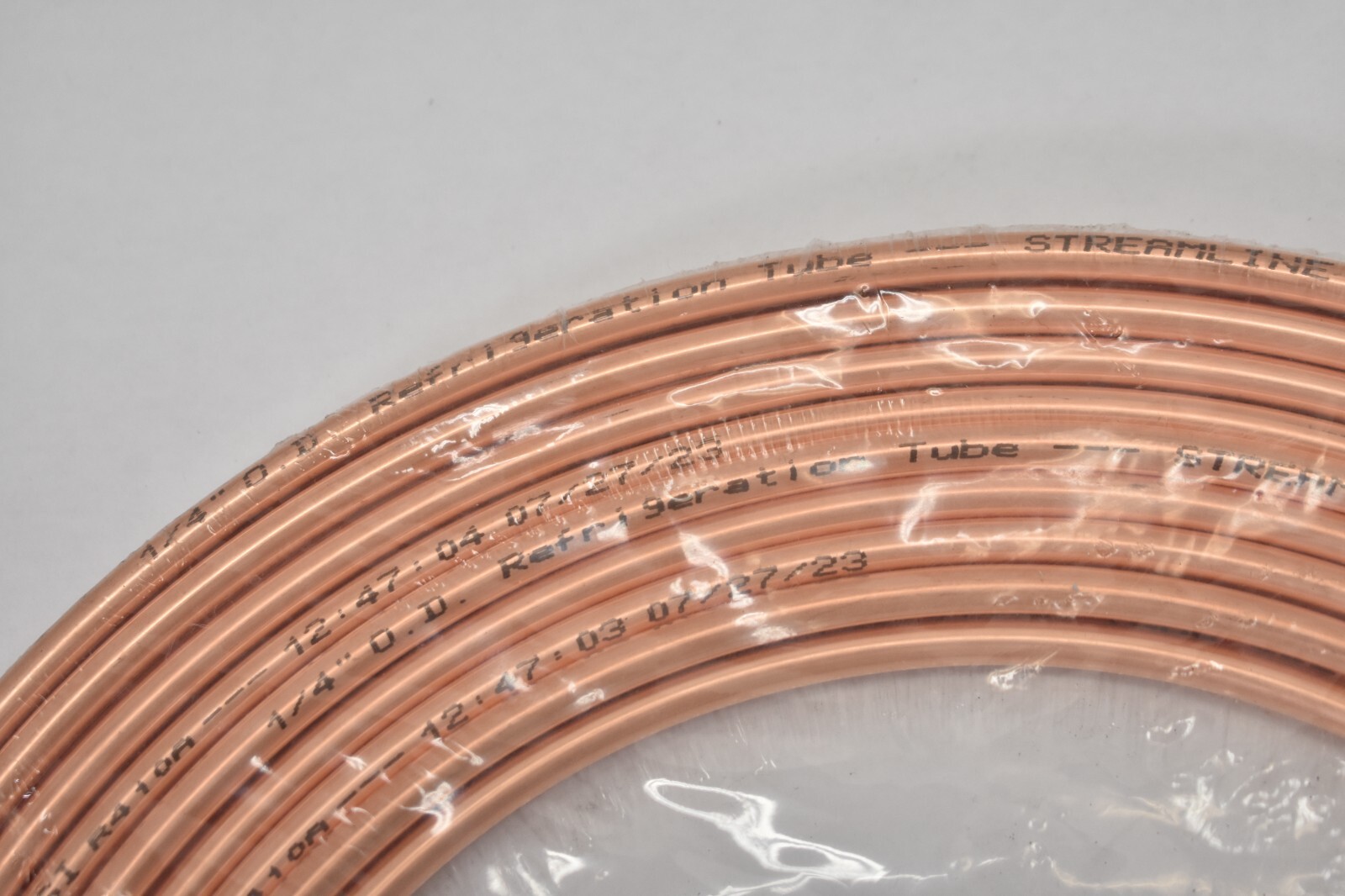 Mueller Streamline 1/4" OD Refrigeration Tube Copper 30' Coil Device Genuine