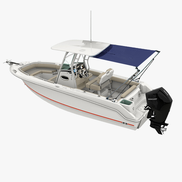 Oceansouth T-Top Extension Kit, Boat Stern Shade