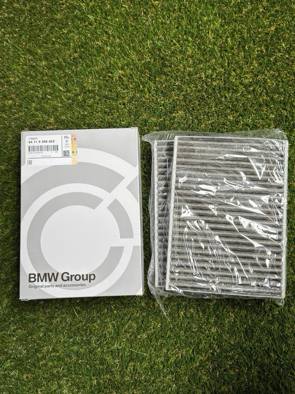 Set of 2 OEM BMW F90 G05 G07 G11 G12 G30 530i 540i 750i Carbon Cabin Air Filter