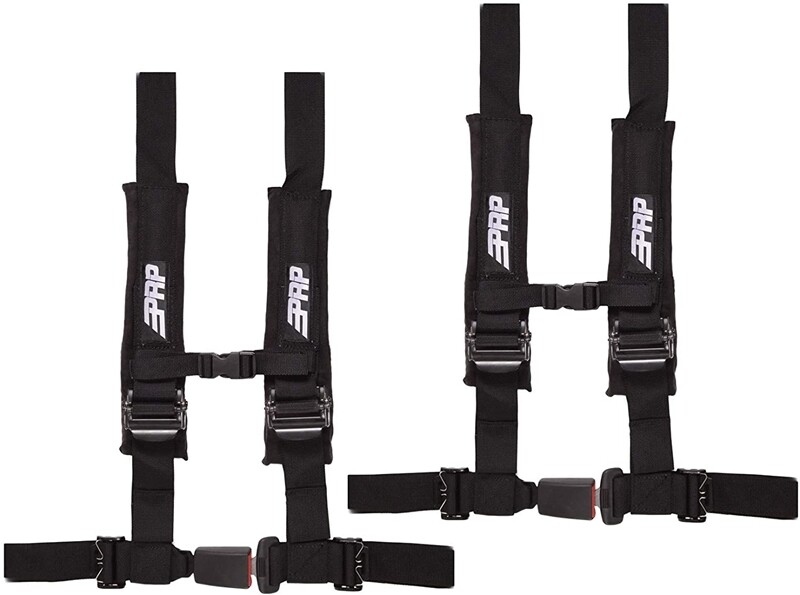 Prp Harnesses 2" 4 Point 2 Pack (Black) Sbauto2