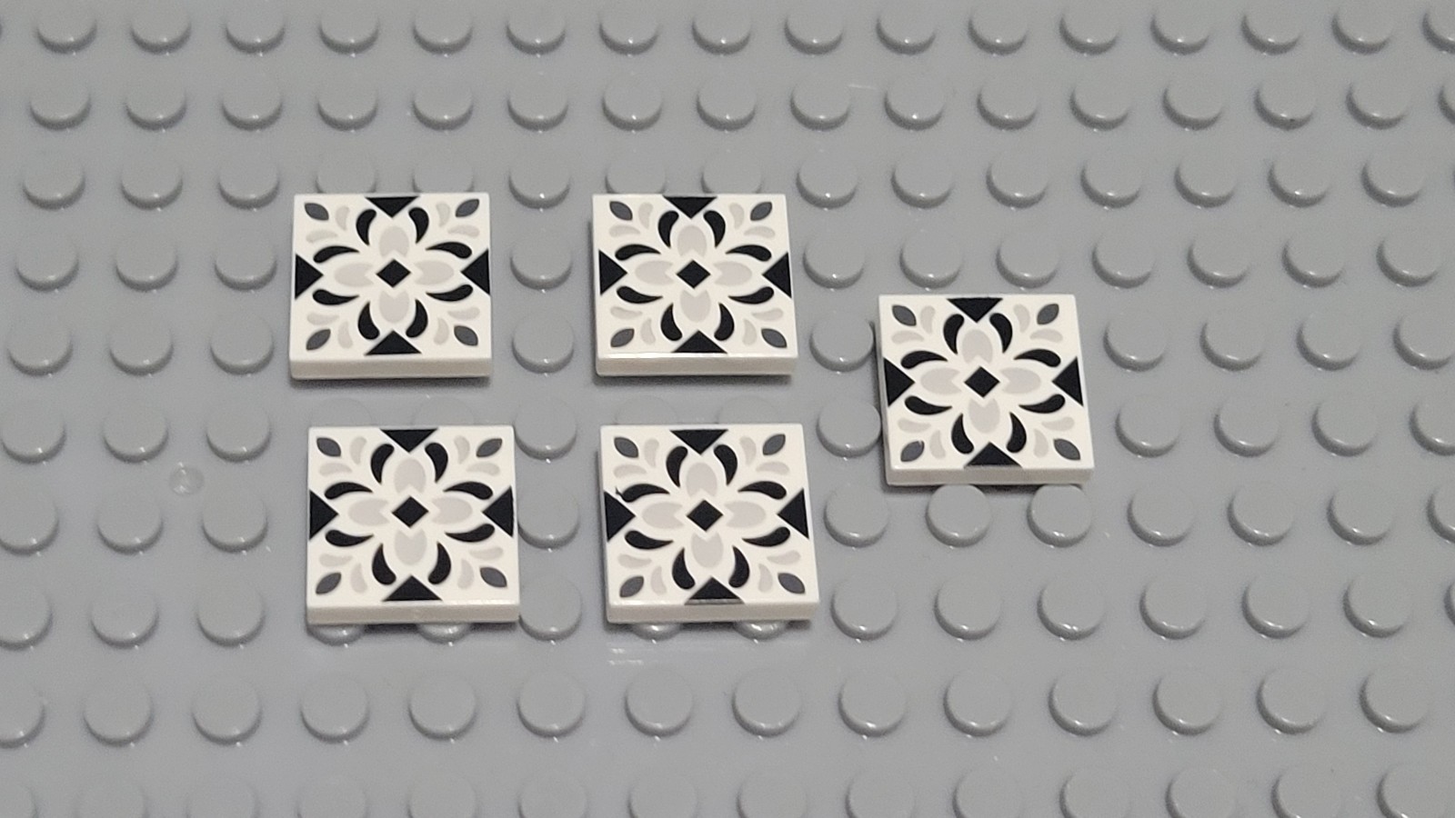 House Accessories - Printed Floor Tiles For Minifigure Houses