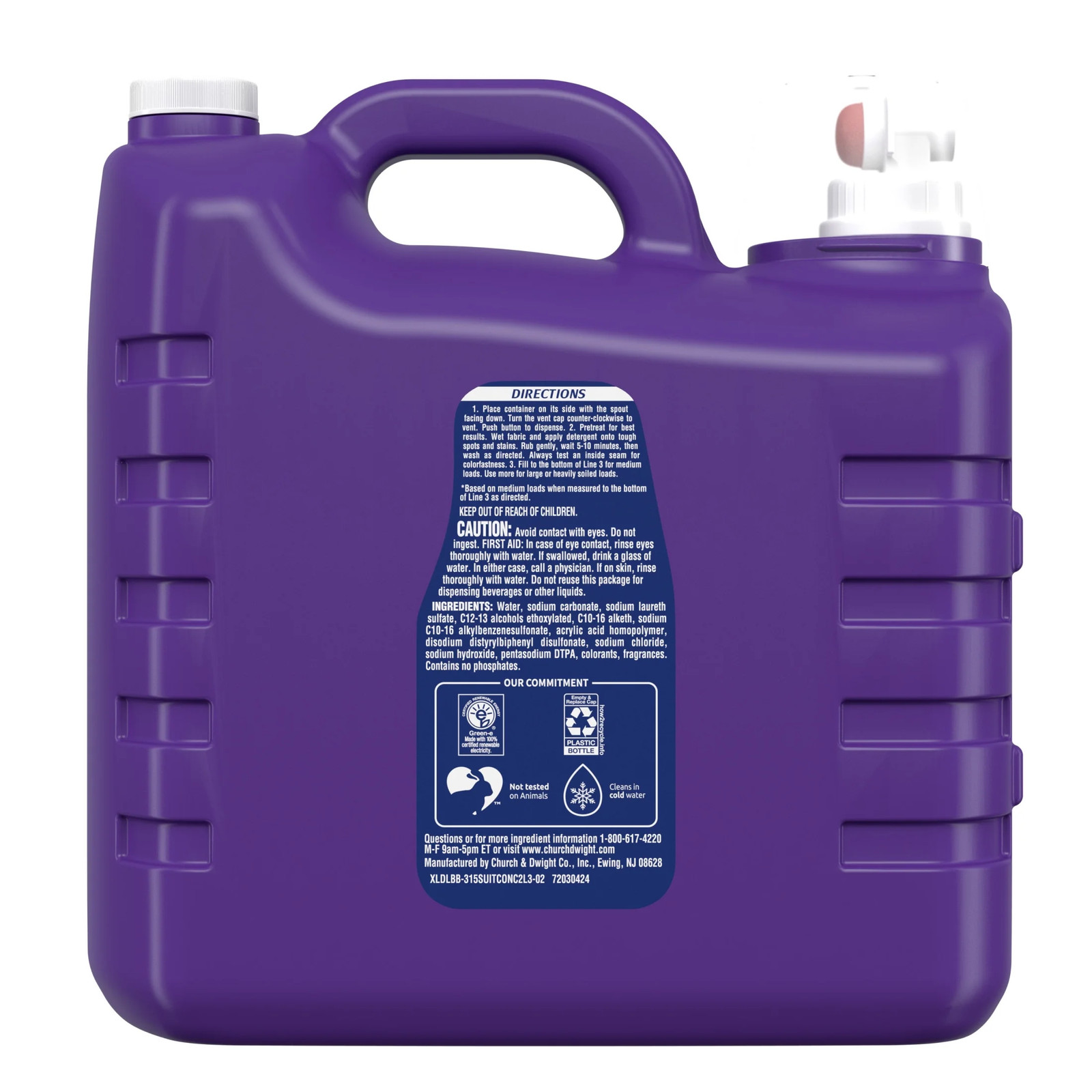 Tropical Passion, 260 Loads Liquid Laundry Detergent, 312 Fl Oz