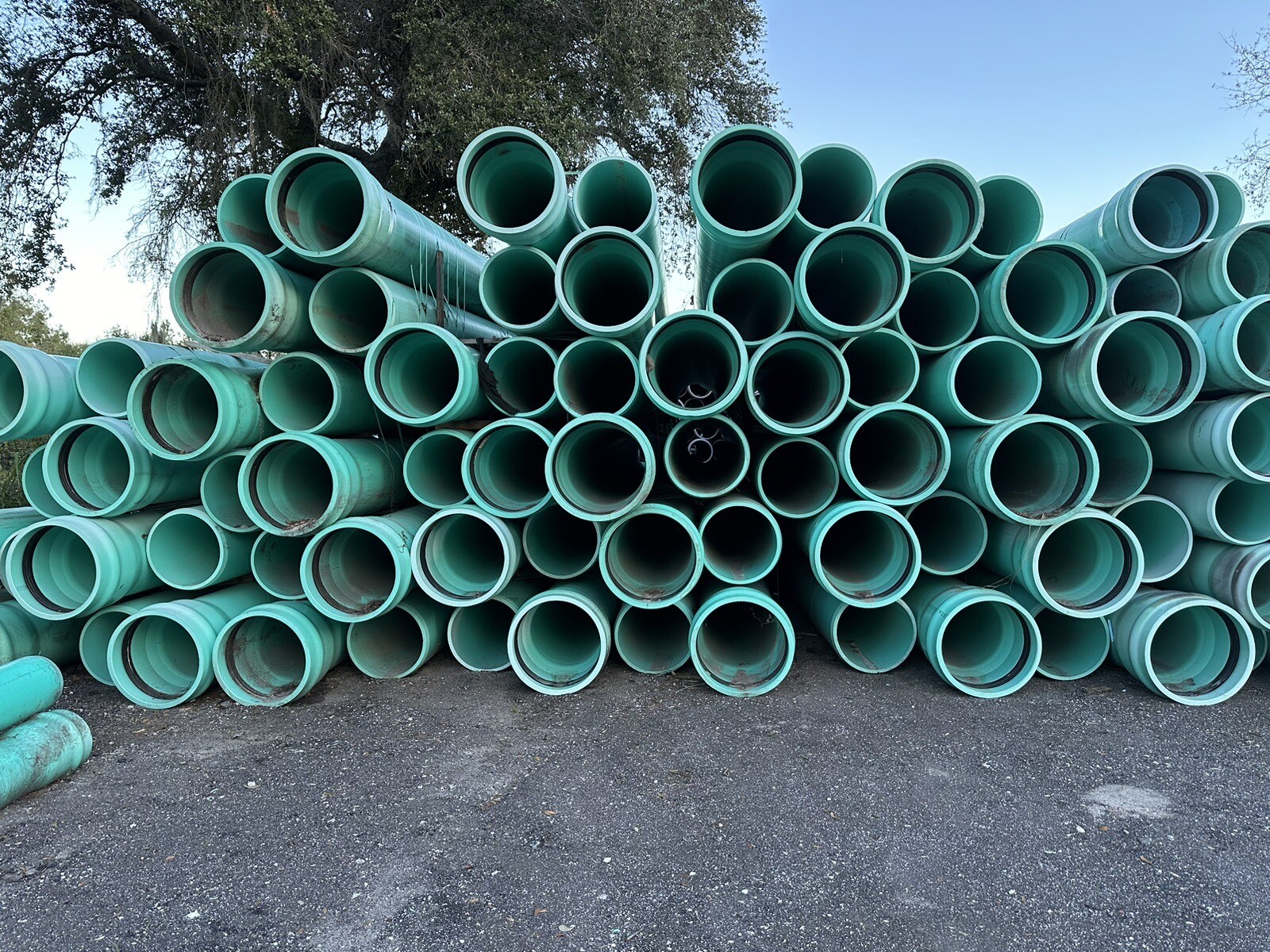 8,10,12,16 and 20" heavy wall c900 PVC plastic Pipe dr18 dr-18 sewer and water