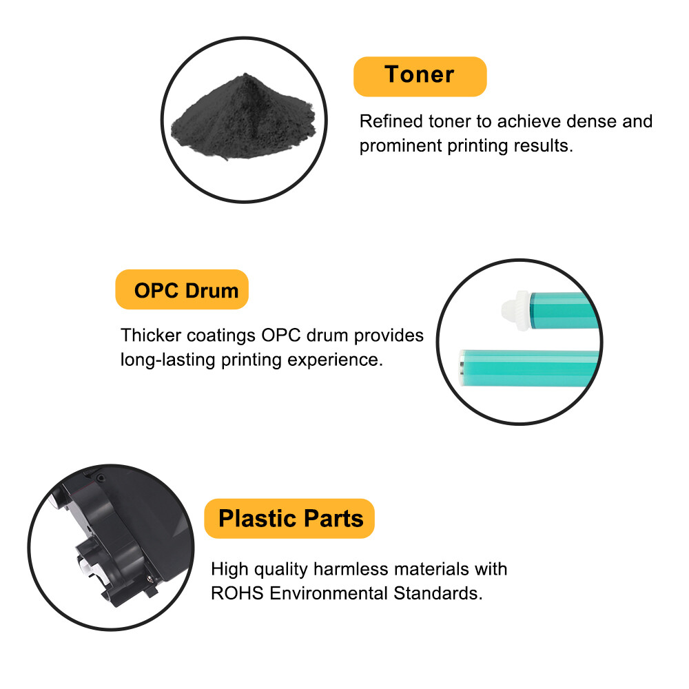 4 Pack Toner Cartridge for Brother TN660 TN-660 MFC-L2700DW HL-L2340DW HL-L2300D