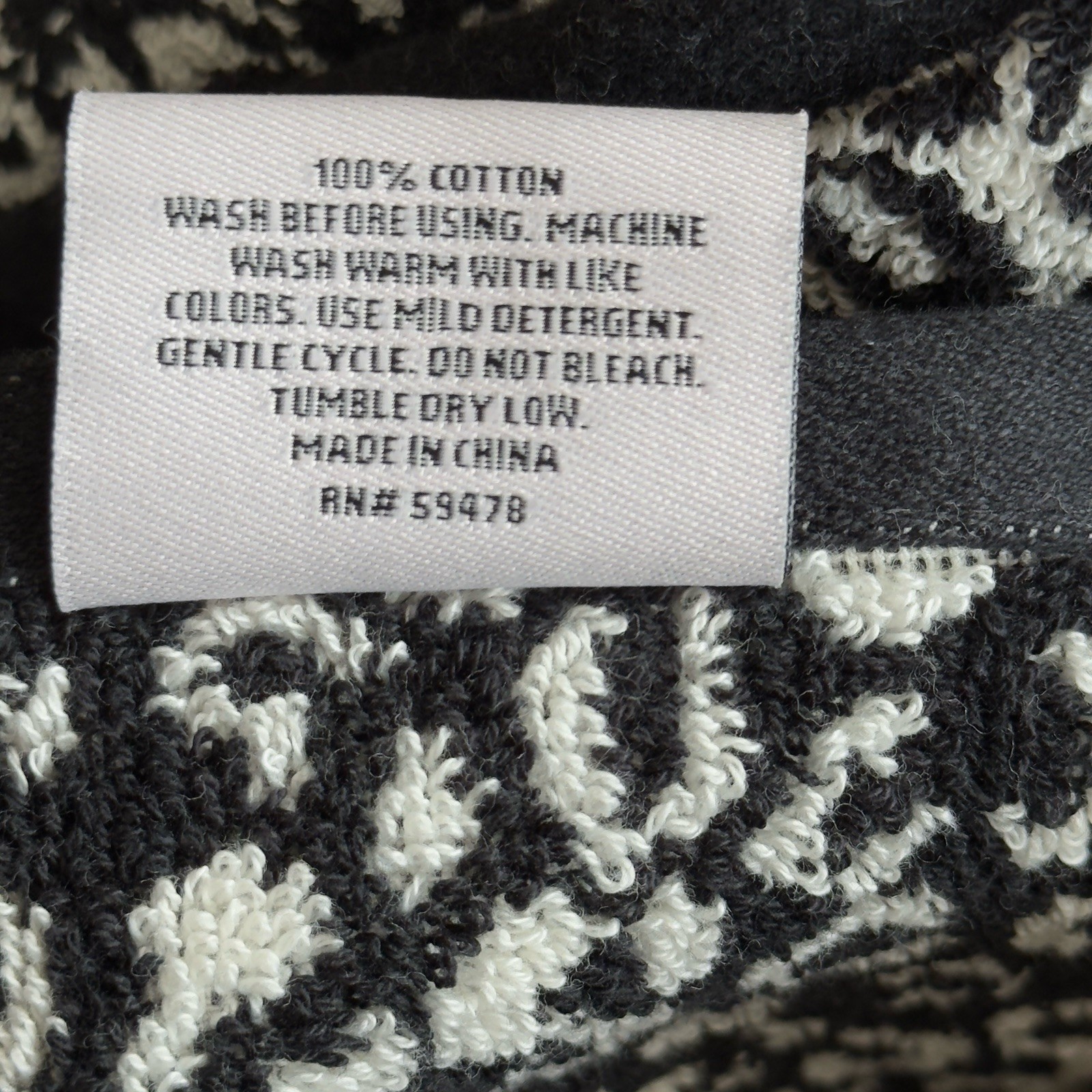 4 Rachel Zoe Animal Print Leopard Cheetah White Black 2 Bath 2 Hand Towels Set 4