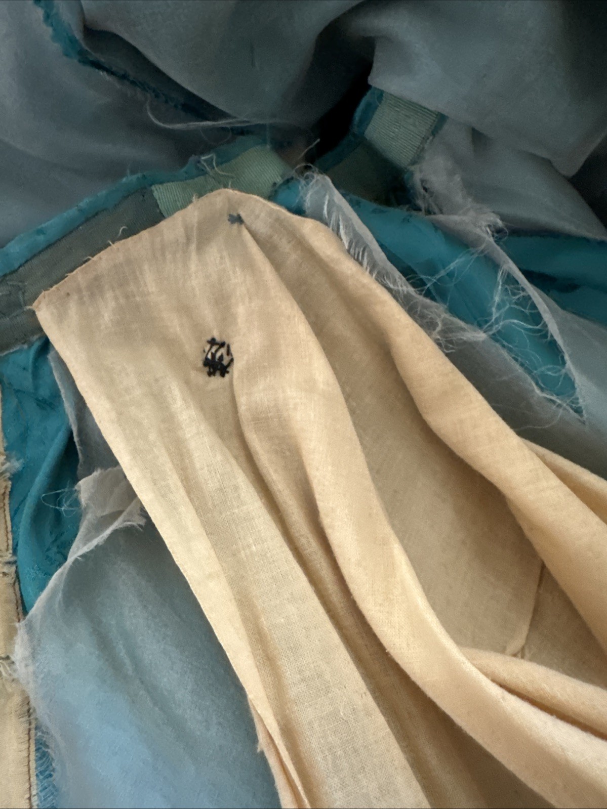 Vintage Hollywood Costume Polonaise Bustle Back Victorian Skirt