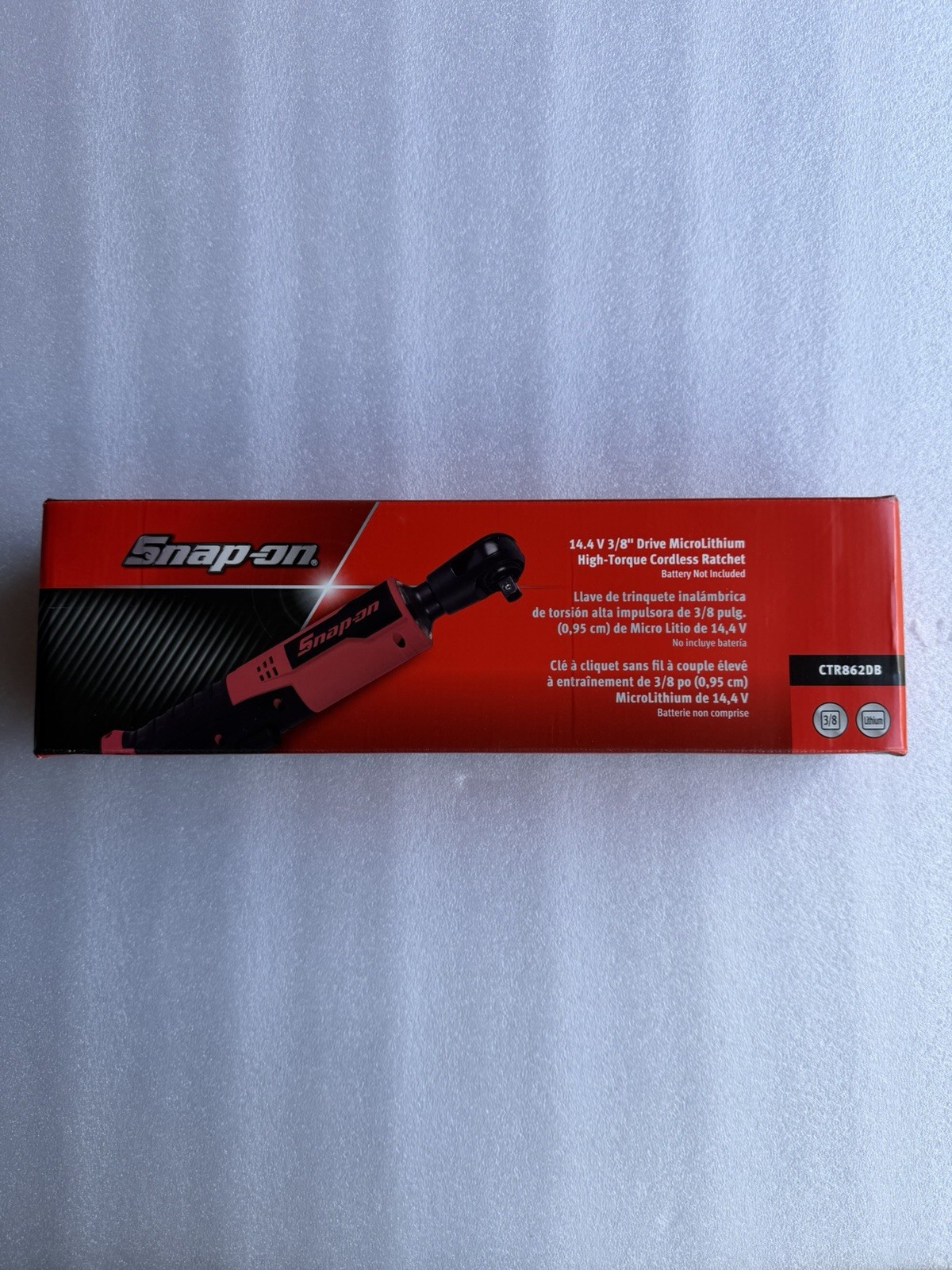 NEW SNAP ON CTR862DB 14.4 V 3/8" Dr High-Torque Cordless Ratchet TOOL ONLY