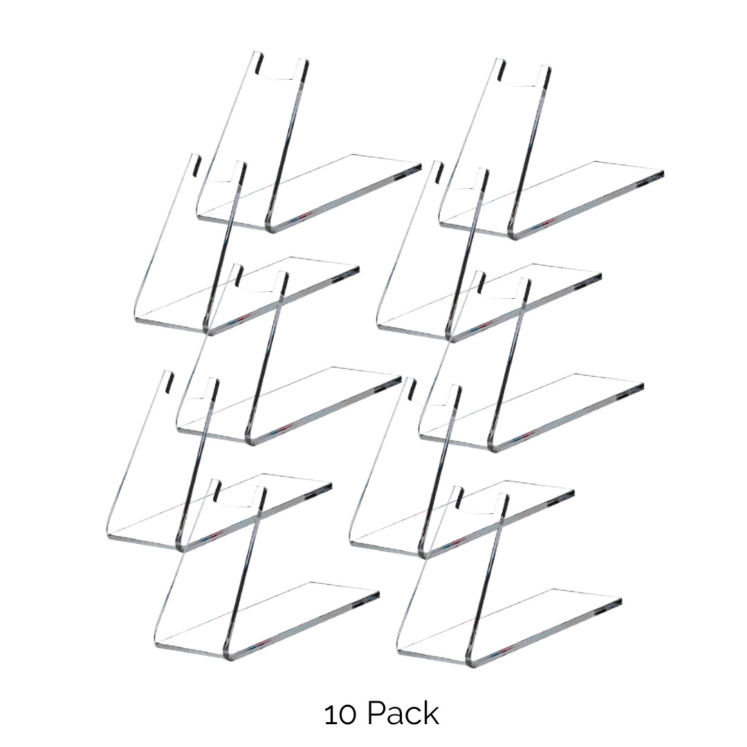 Acrylic Gun Display Model Toy Stand for Retail Tabletops Pack of 10