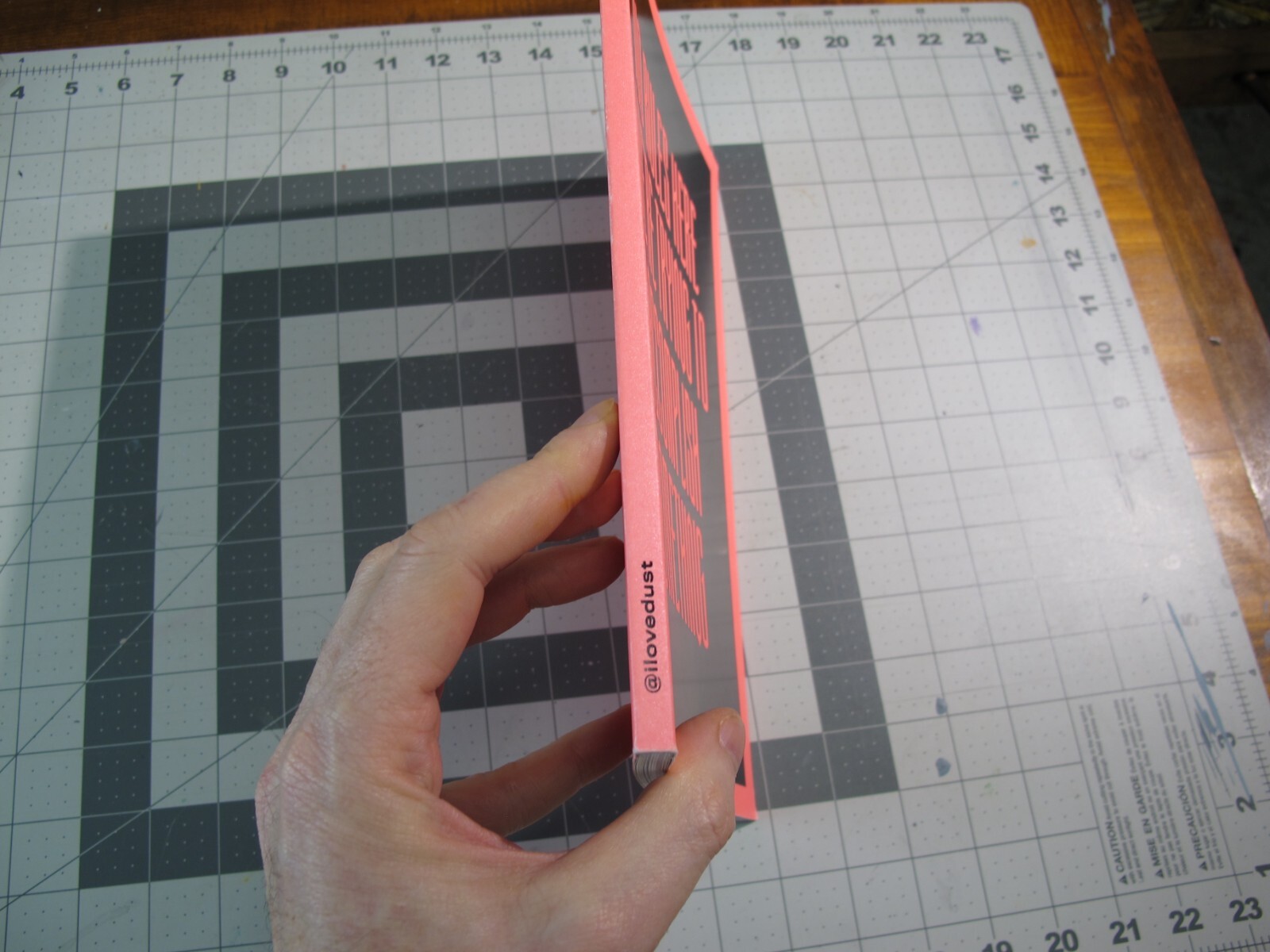 vtg 2010s Nike I LOVE DUST promotional design softcover Book