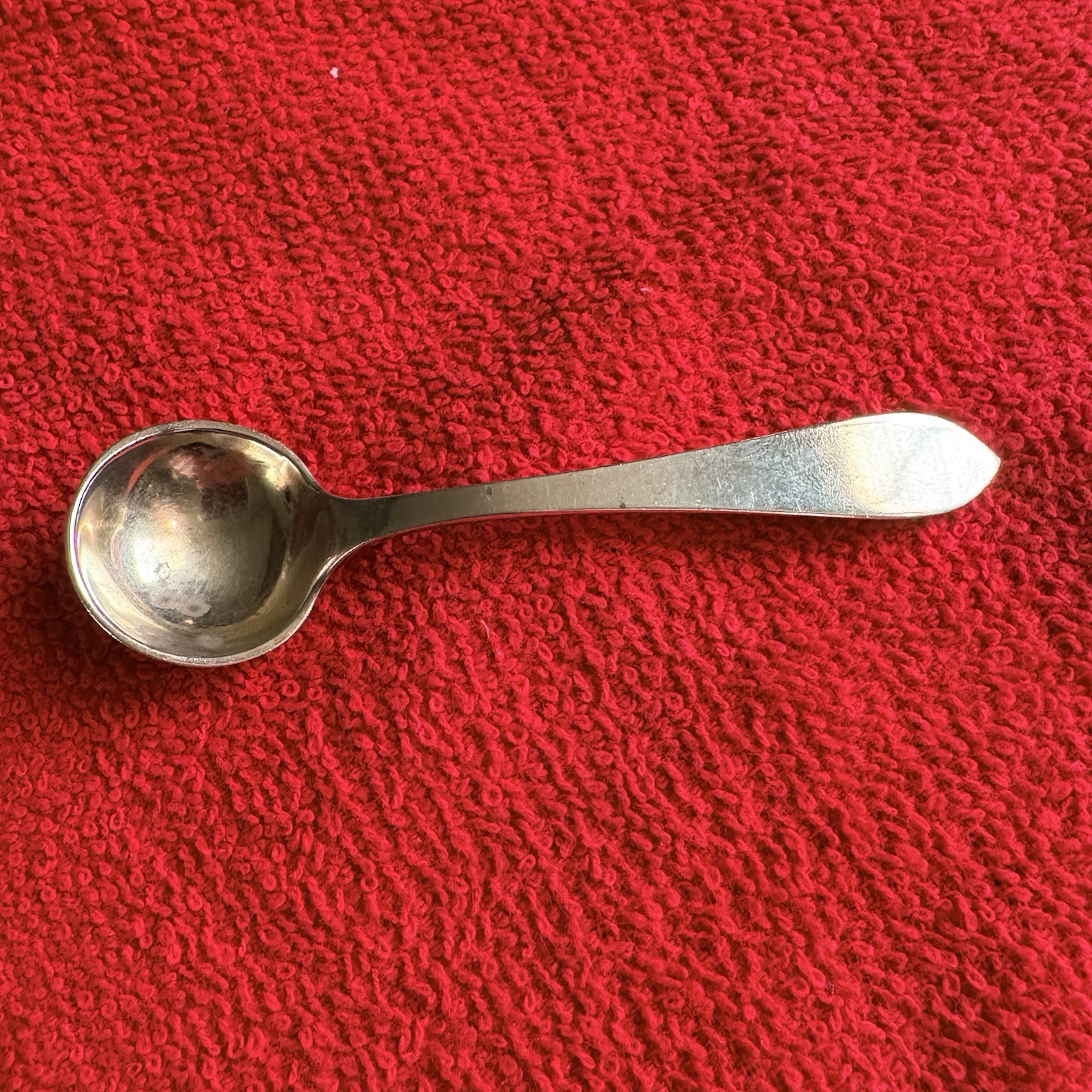 Sterling Silver Master Salt Spoon. Dominick & Haff. ‘Pointed Antique. 3". Nice.