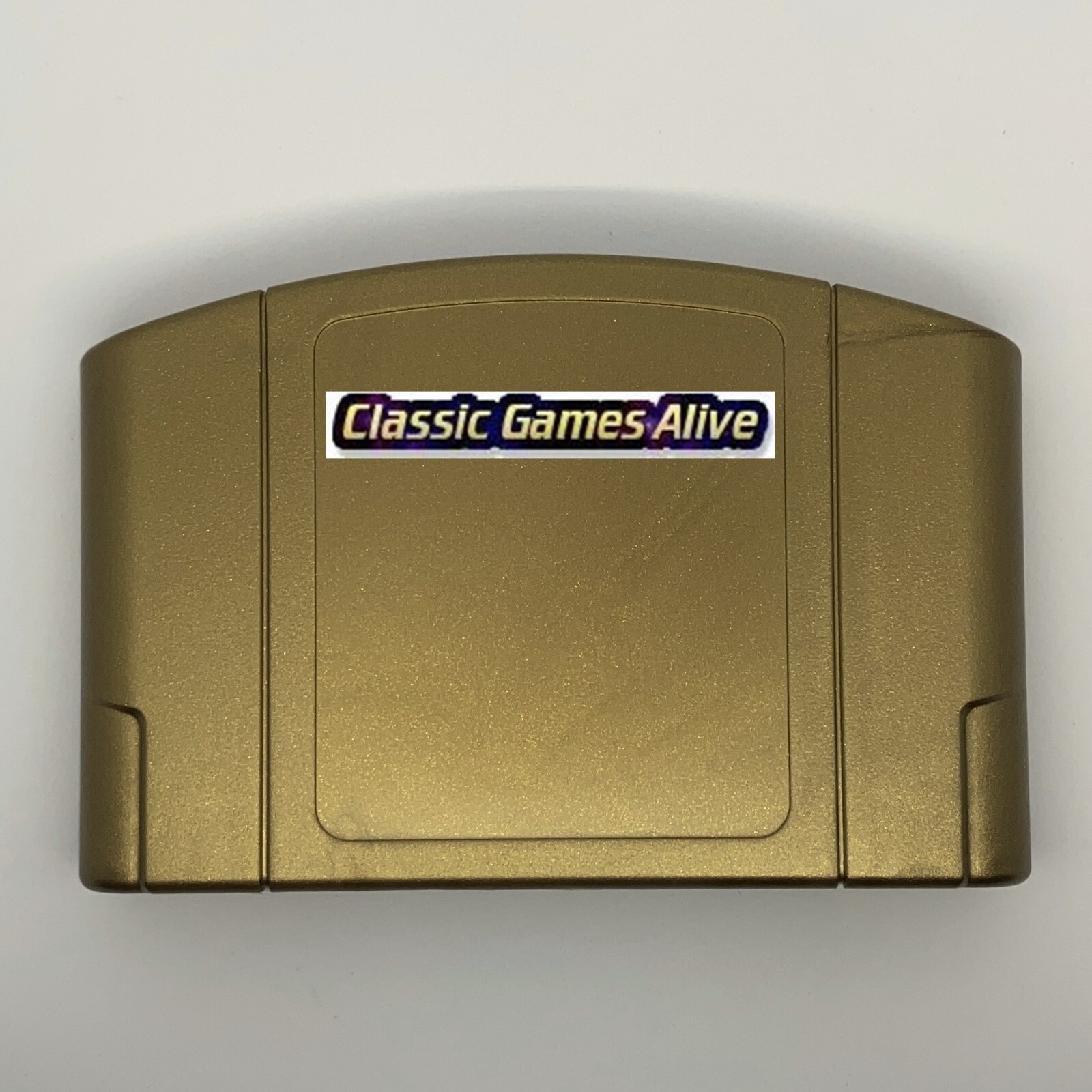 Zelda Gold Cart Shell for N64, SNES and NES replacement (Majora’s Mask style)