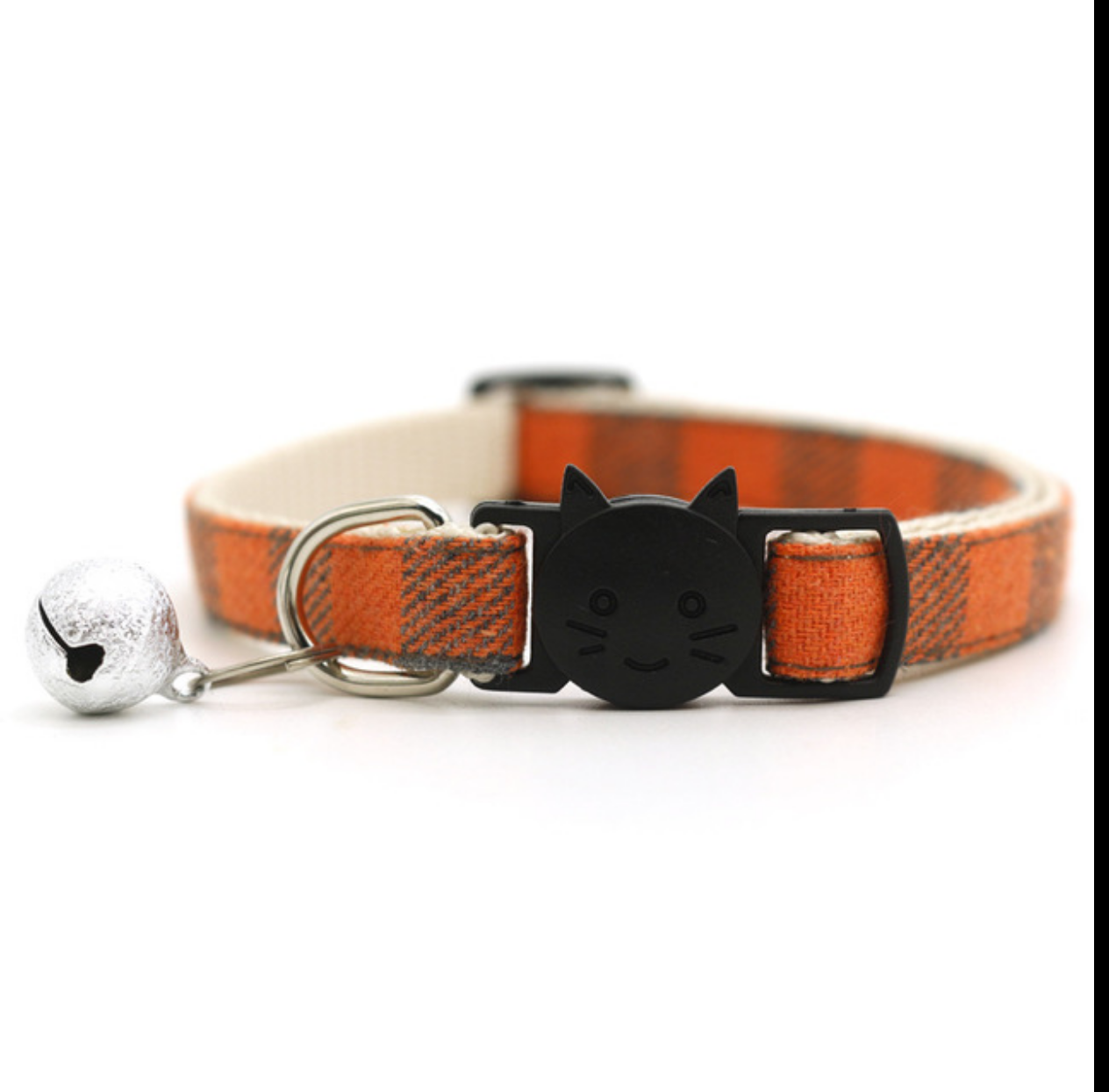 Breakaway Nylon Cat Safety Collar with Bell for Cat Kitten adjustable