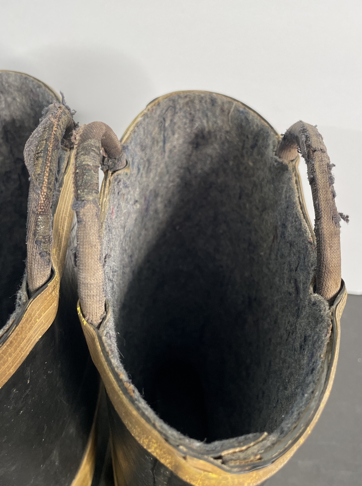 Vintage Ranger Rubber Co Firemaster Steel Toe Insulated Boots Size 10.5 USA Made