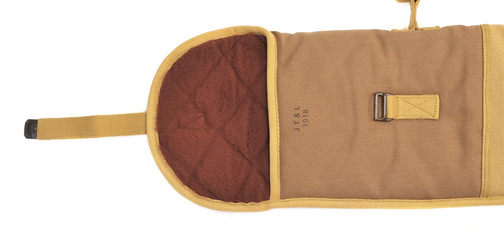 WW1 M1917 Enfield M1903 Springfield Padded Rifle Case Marked JT&L 1918