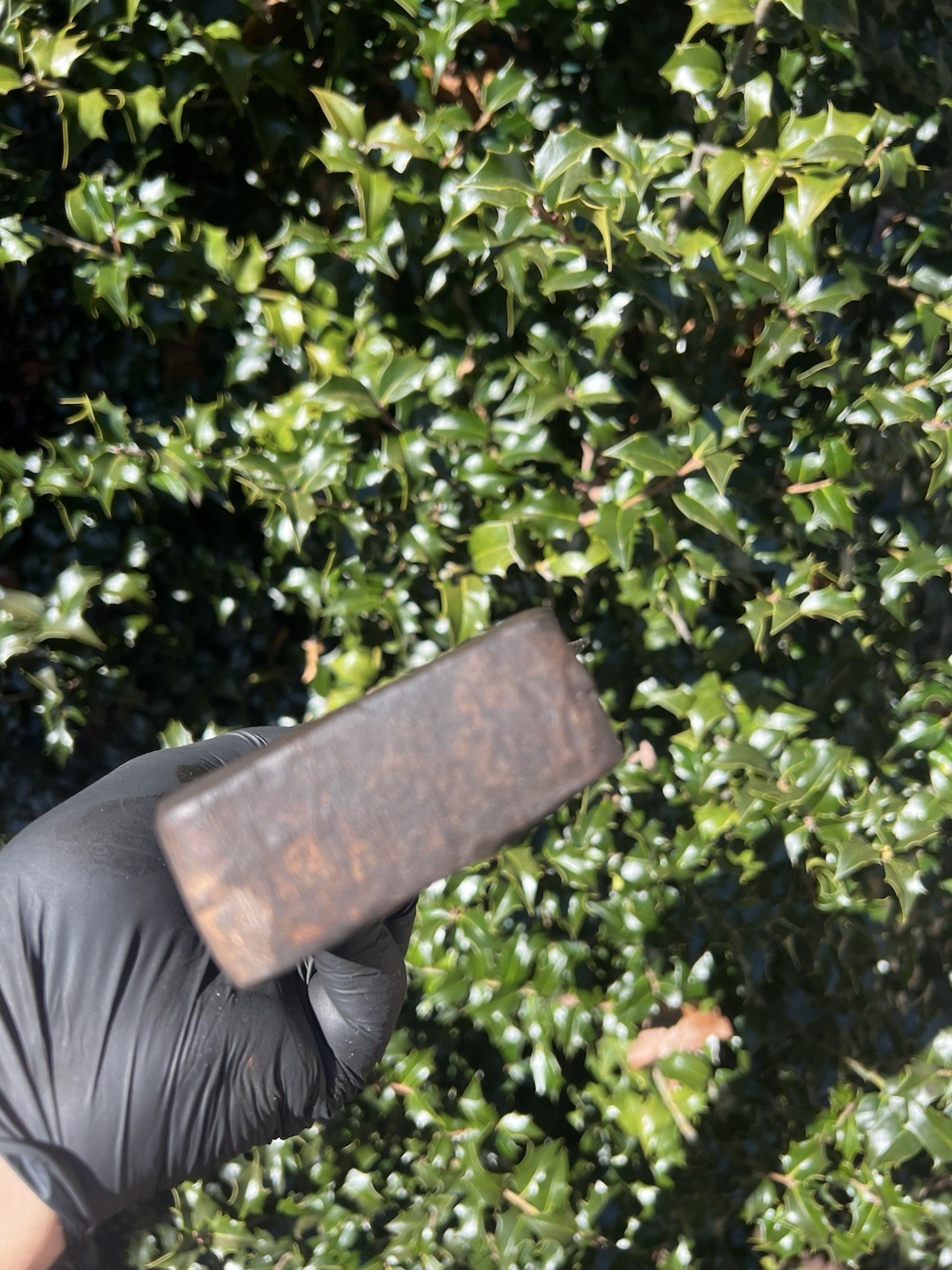 Vintage Mann Edge Tool Single Bit Axe Head Marked "M , 3 1/2." Jersey Pattern