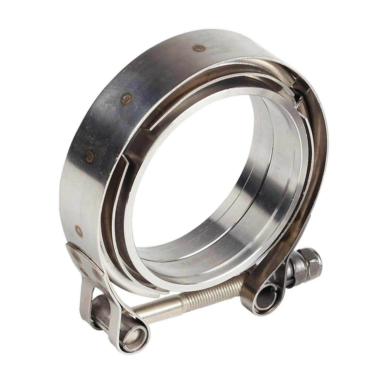 3 Inch Stainless Steel V Band Clamp +Male Female Flanges Fits Turbo, Downpipes
