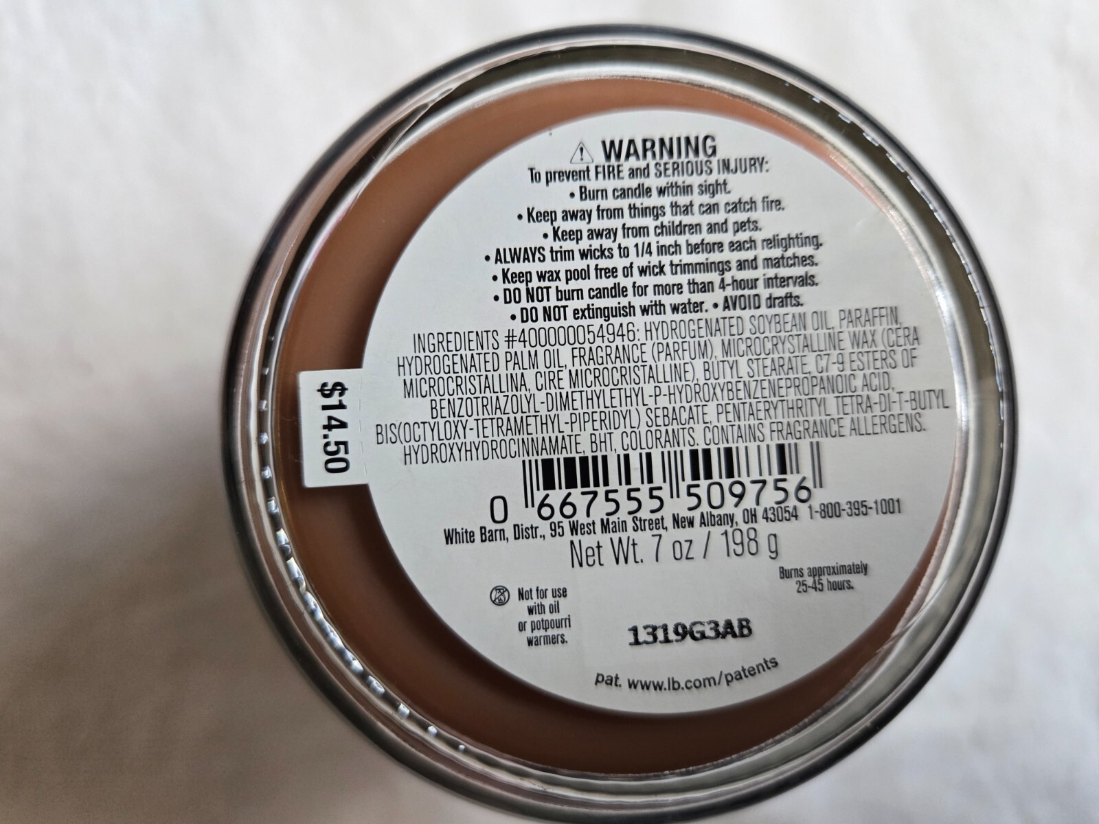 Bath & Body Works White Barn Gingerbread Marshmallow 1 wick Candle NEW #CC