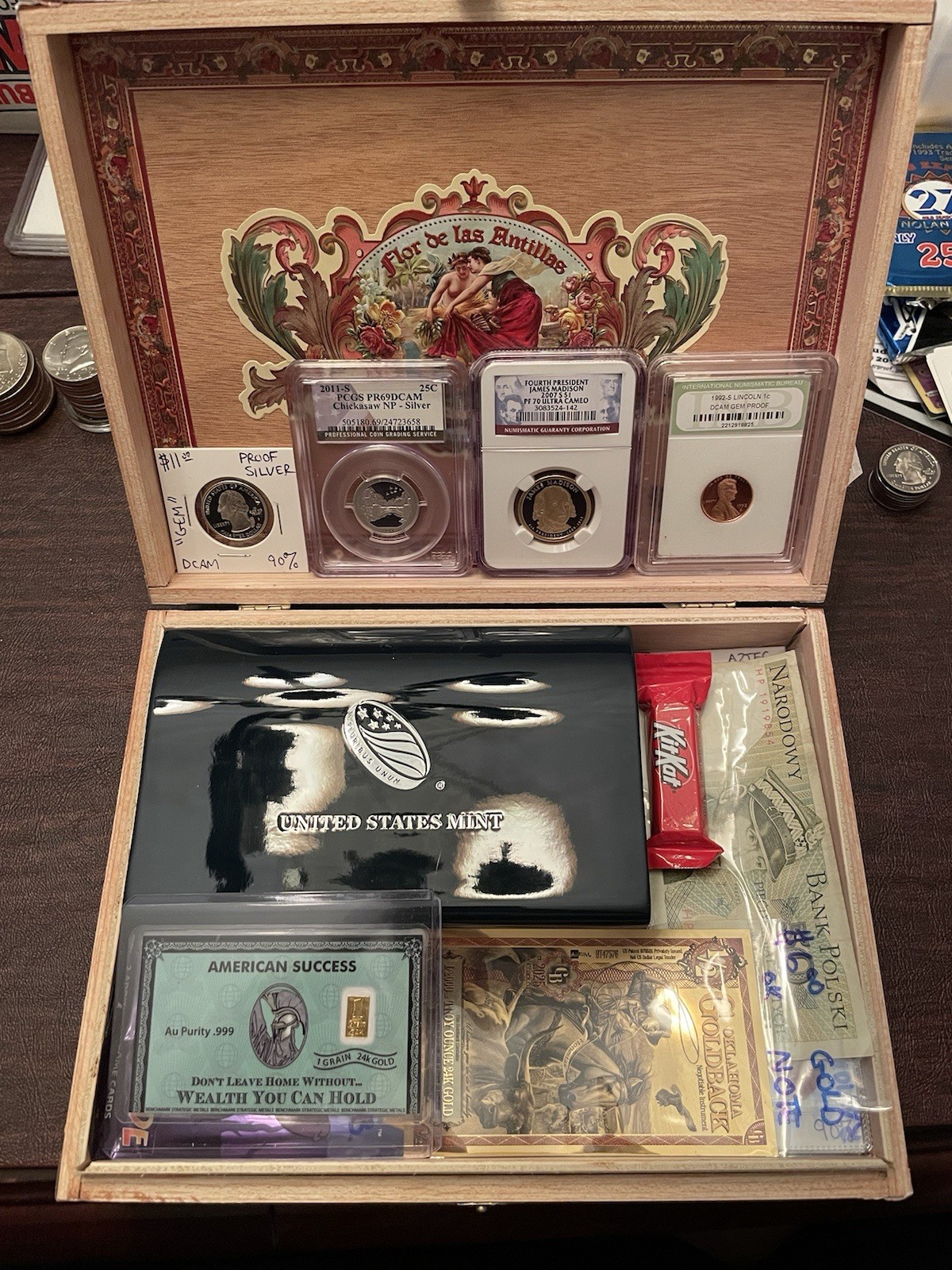 ESTATE COIN TREASURE CHEST Gold & Silver! NGC, PCGS, Coins, Bars, Rounds & Bills