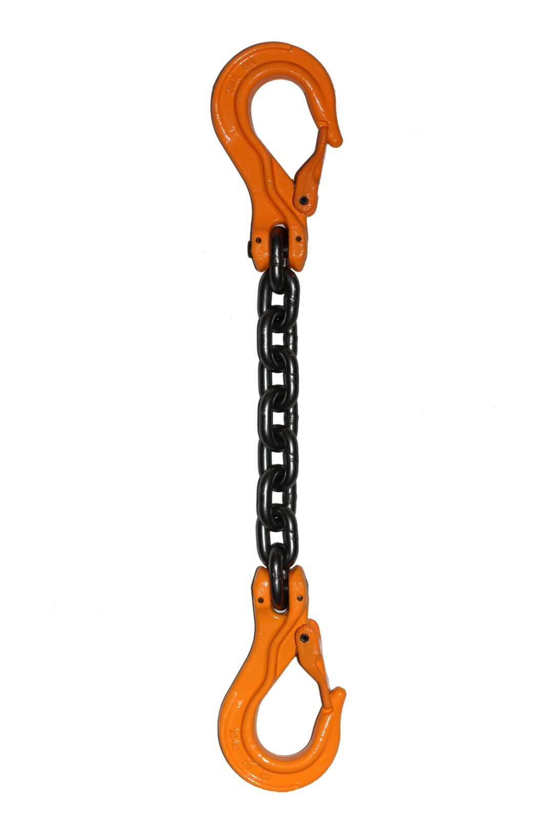 1/2" x 10' ft Lifting Chain Sling Grade 100 Safety Latch Hook 15,000 lbs SSS USA