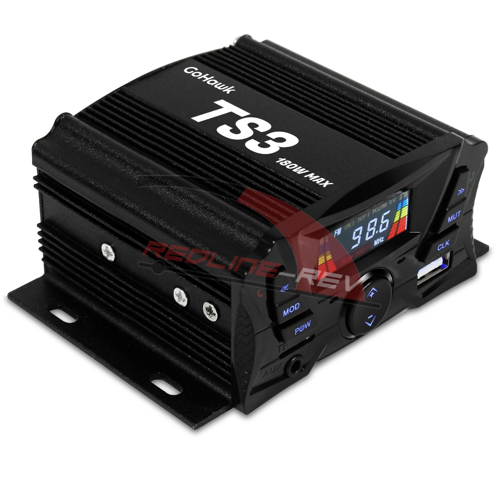 Refurb Bluetooth Motorcycle Stereo Speakers Audio Amplifier System ATV Golf Cart