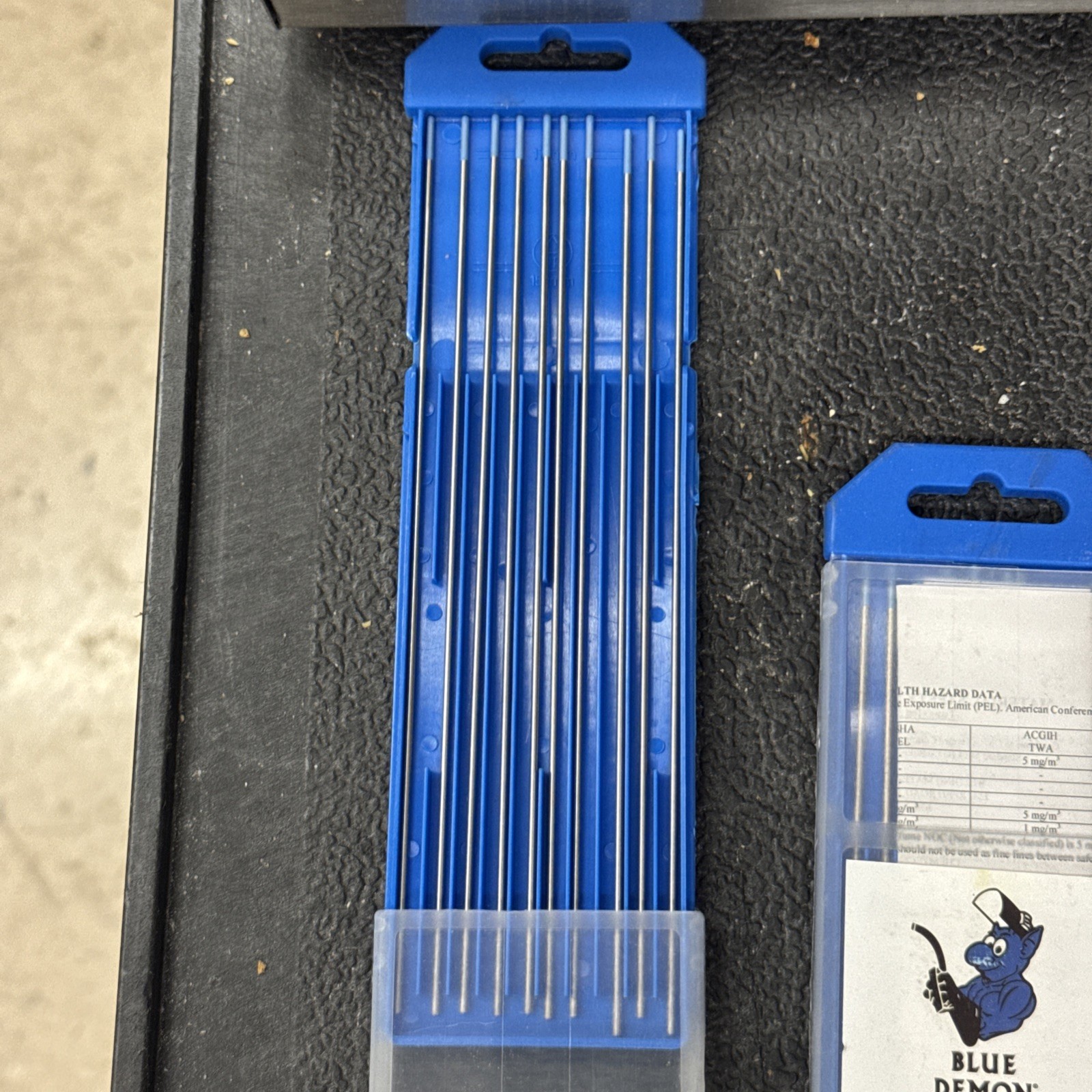 Blue Demon Tungsten Electrode TE2L-116-10T Latinate 1/16” X 7” 10 Pieces