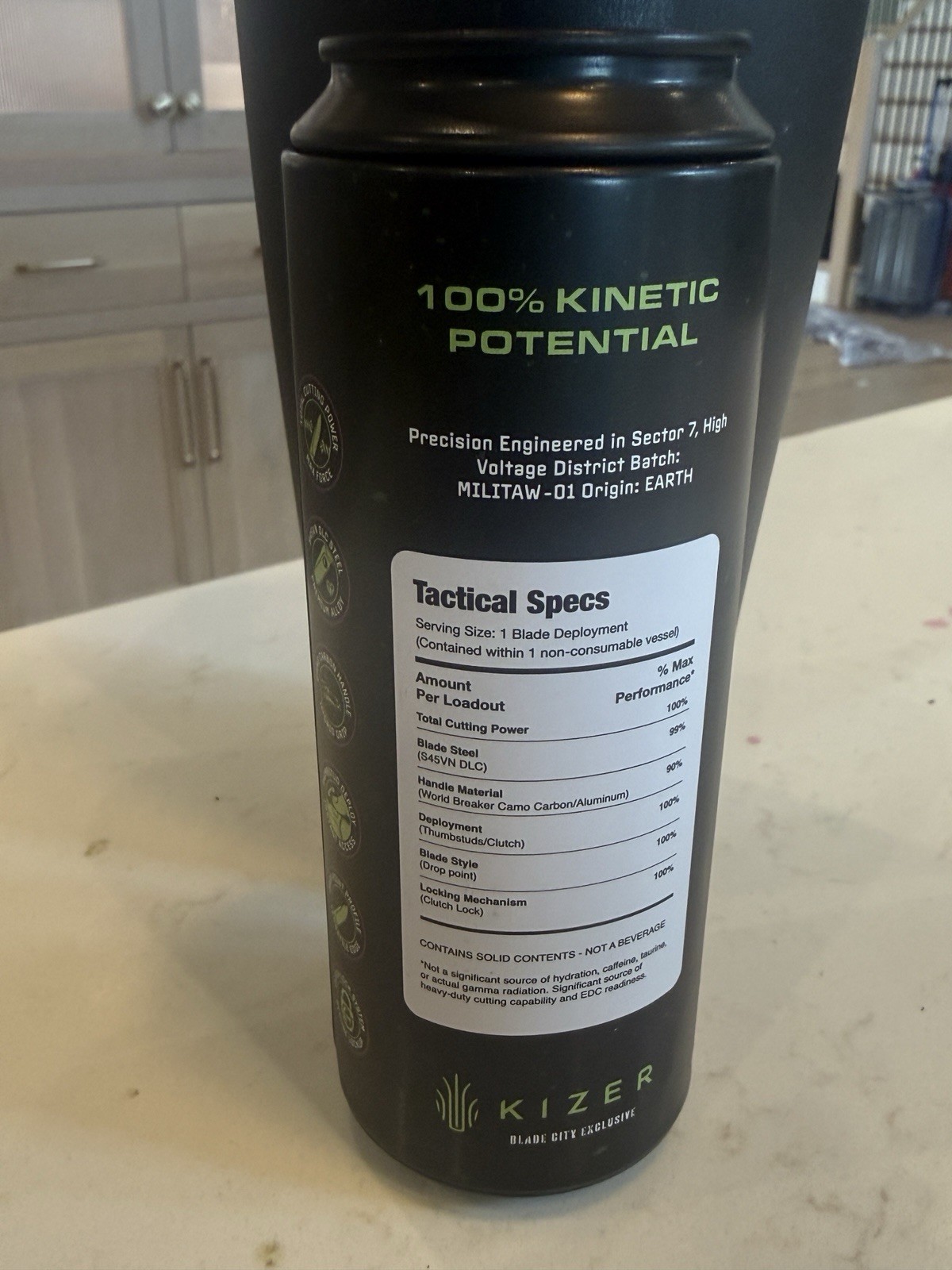 Kizer Militaw- Pocketknife World Breaker Camo S45VN DLC Blade City Exclusive