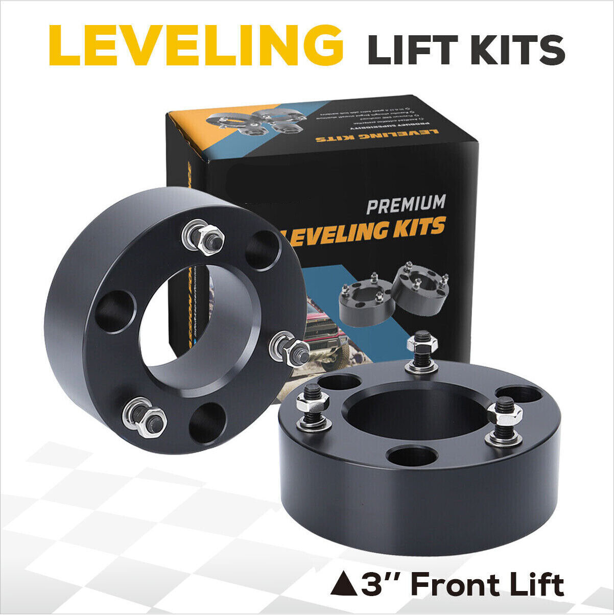 3" Front Leveling Lift Kit 2007-2021 Chevy Silverado GMC Sierra 1500 2WD 4WD