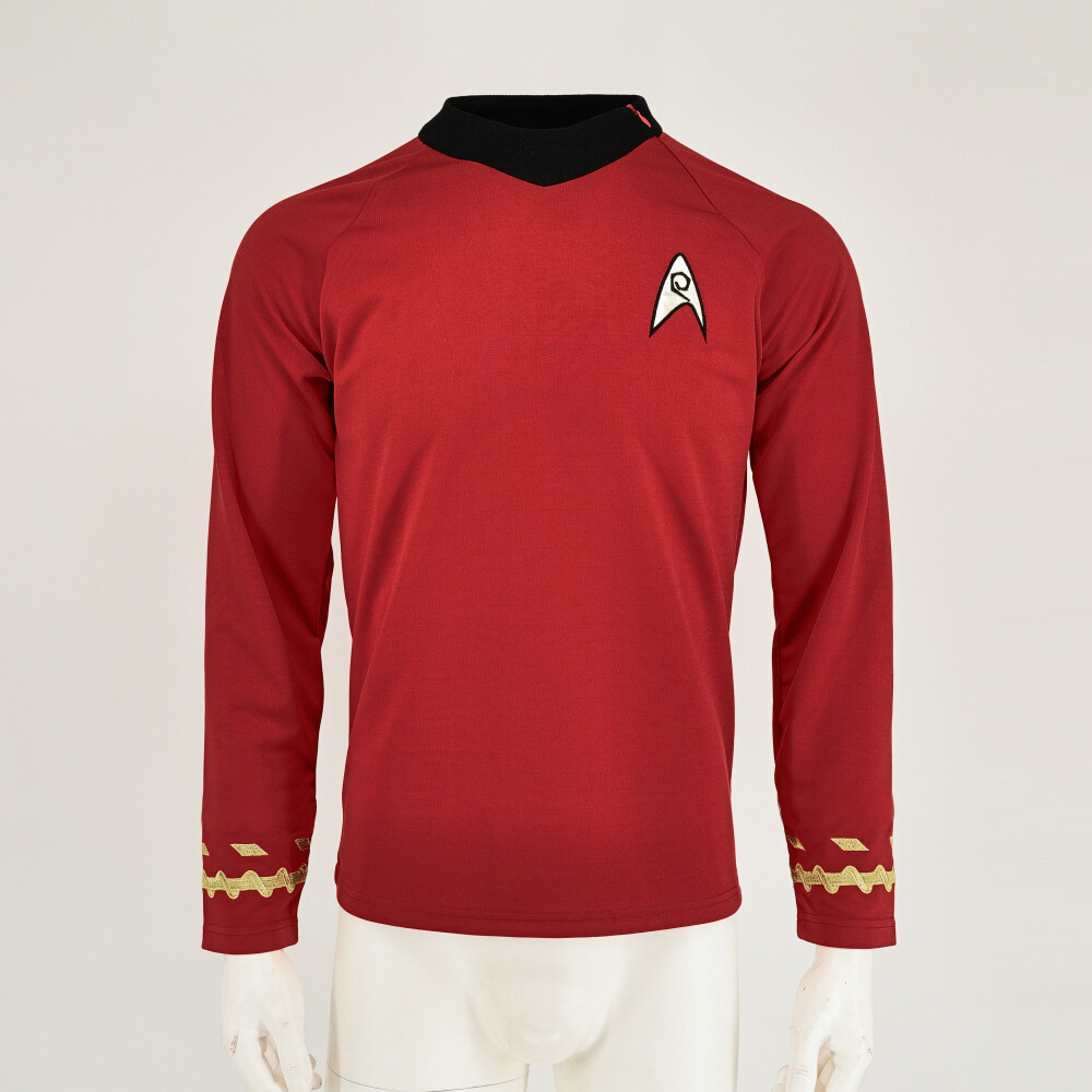Cosplay The Original Series Kirk Gold Spock Blue Red Shirt TOS Starfleet Uniform