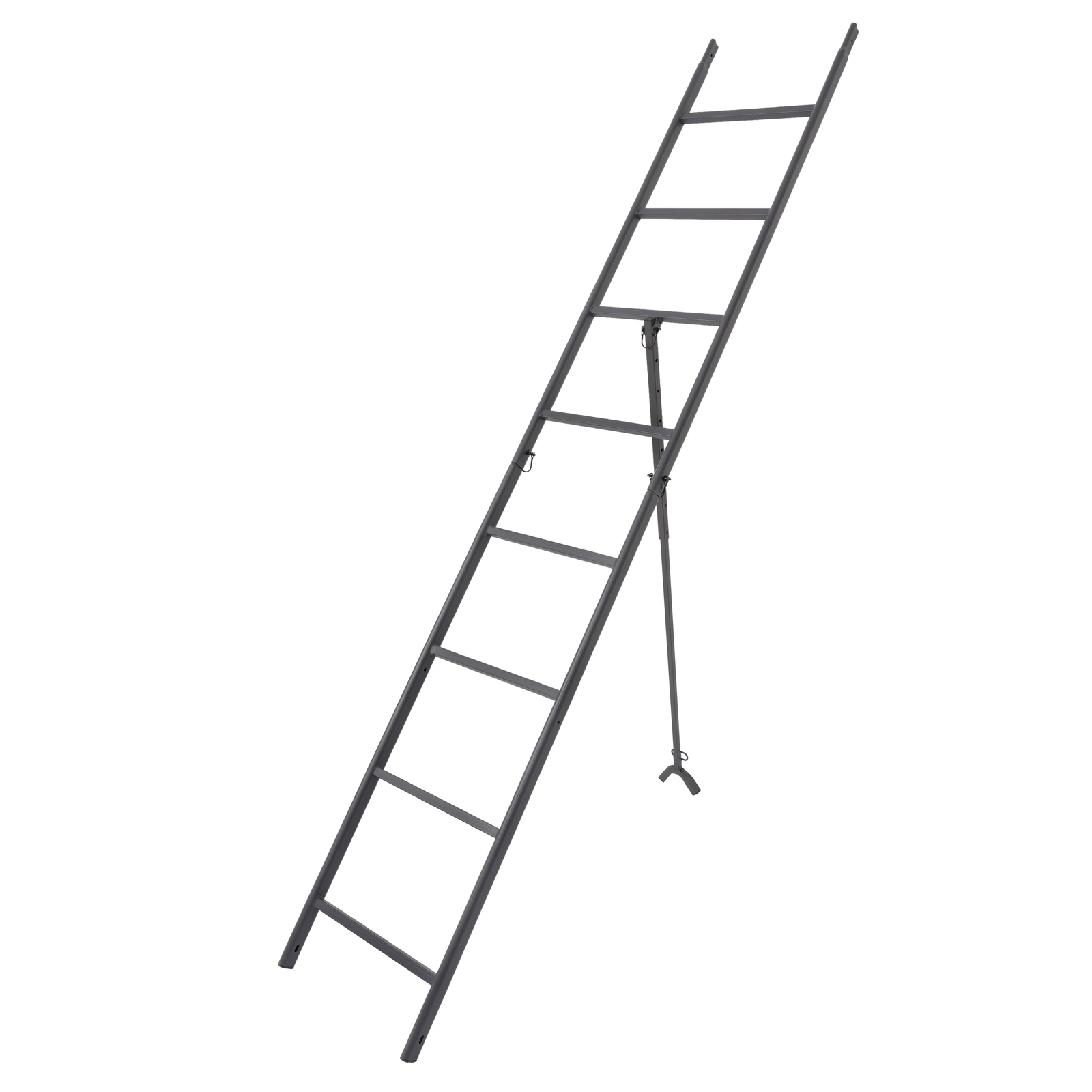 15.5' Steel Climbing Ladder Tree Stand Outdoor For Hunting&Mesh Seat Equipment