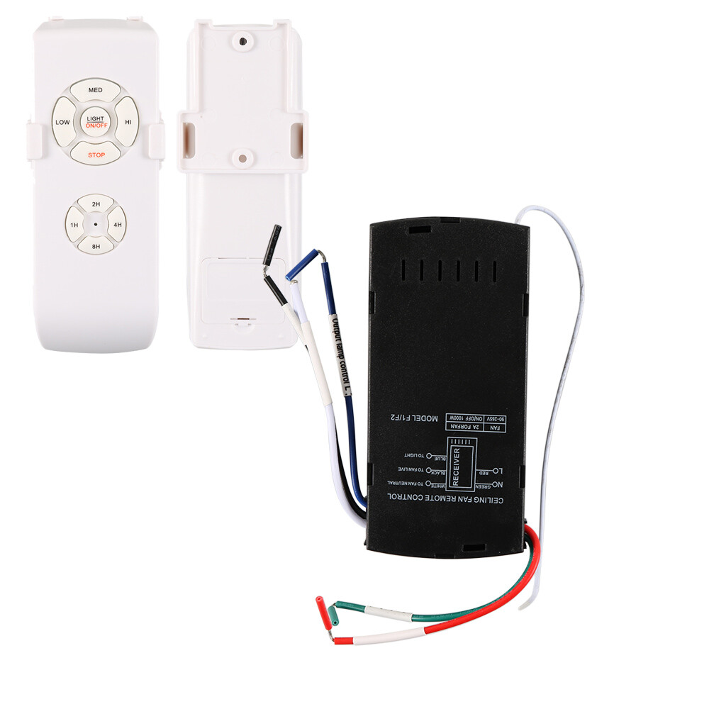 Universal Wireless Remote Control and Receiver Kits for Ceiling Fan Lamp Home