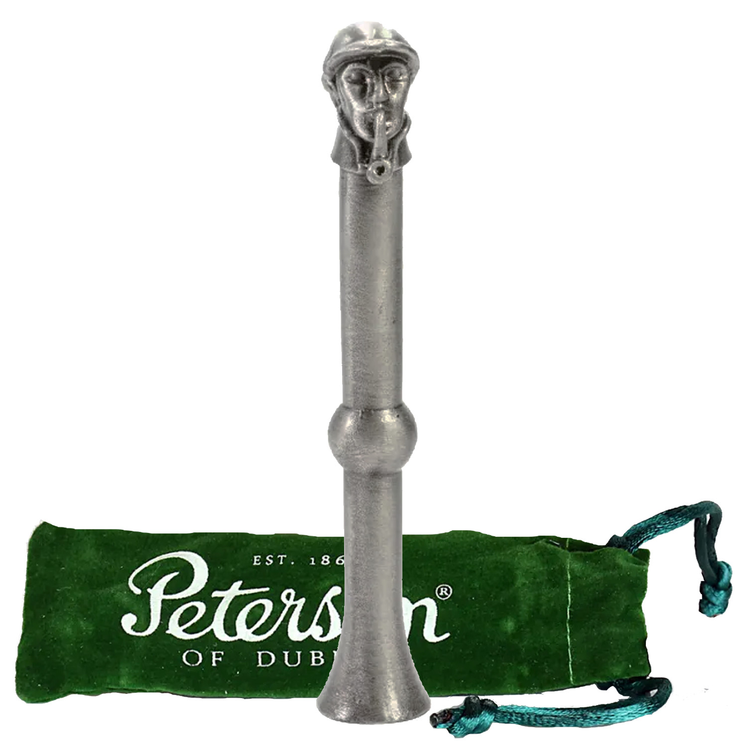 Peterson Pipes Sherlock Holmes Pewter Tamper - Collectible Tobacco Pipe Tool
