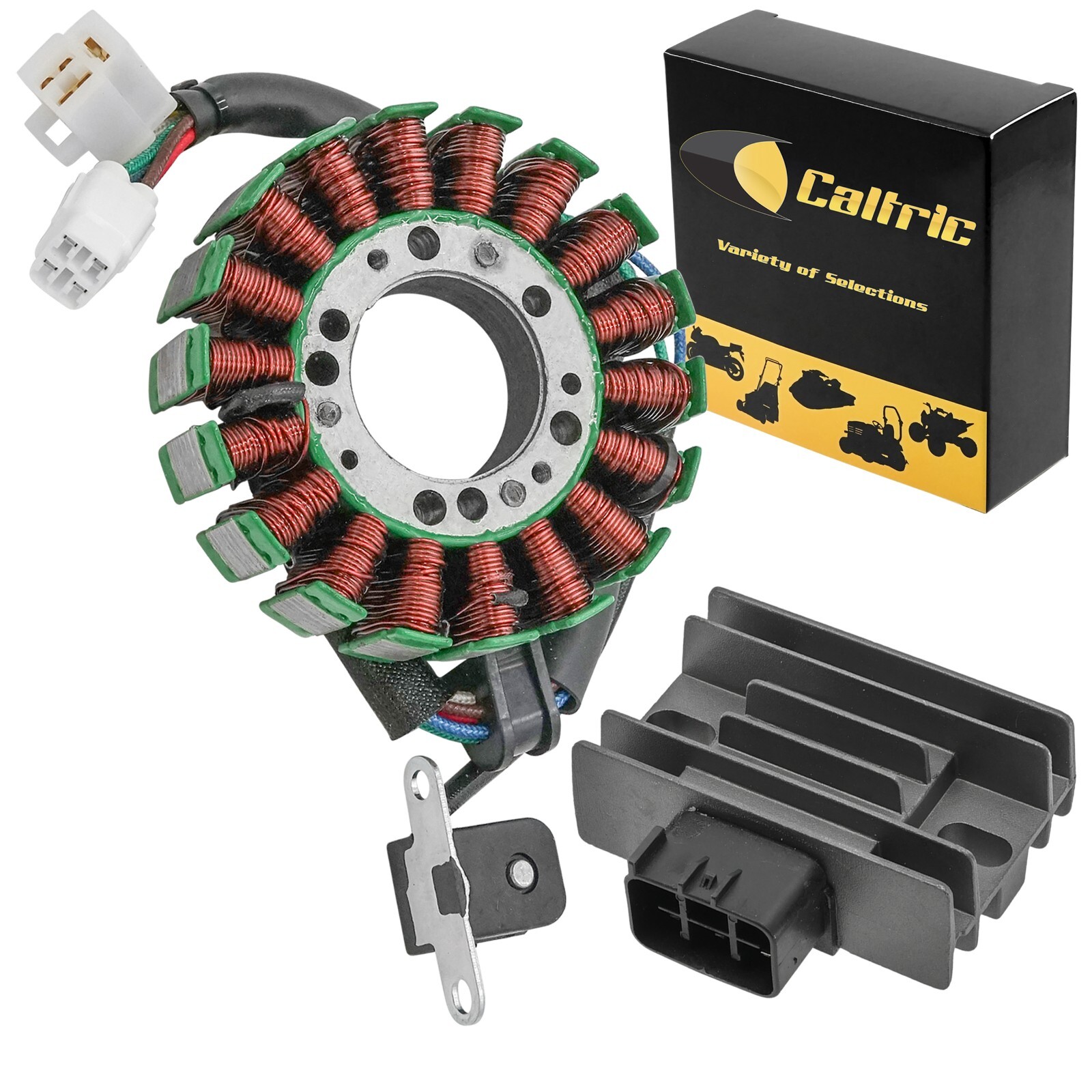 Stator & Regulator Rectifier for Suzuki LT-Z400 LTZ400 Quadsport Z400 2003-2008