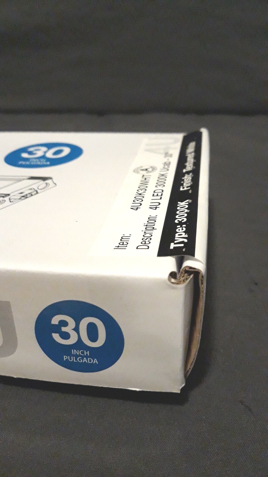 Kichler 4U Series LED 30" Under Cabinet Lighting 4U30K30WHT Indoor 3000K