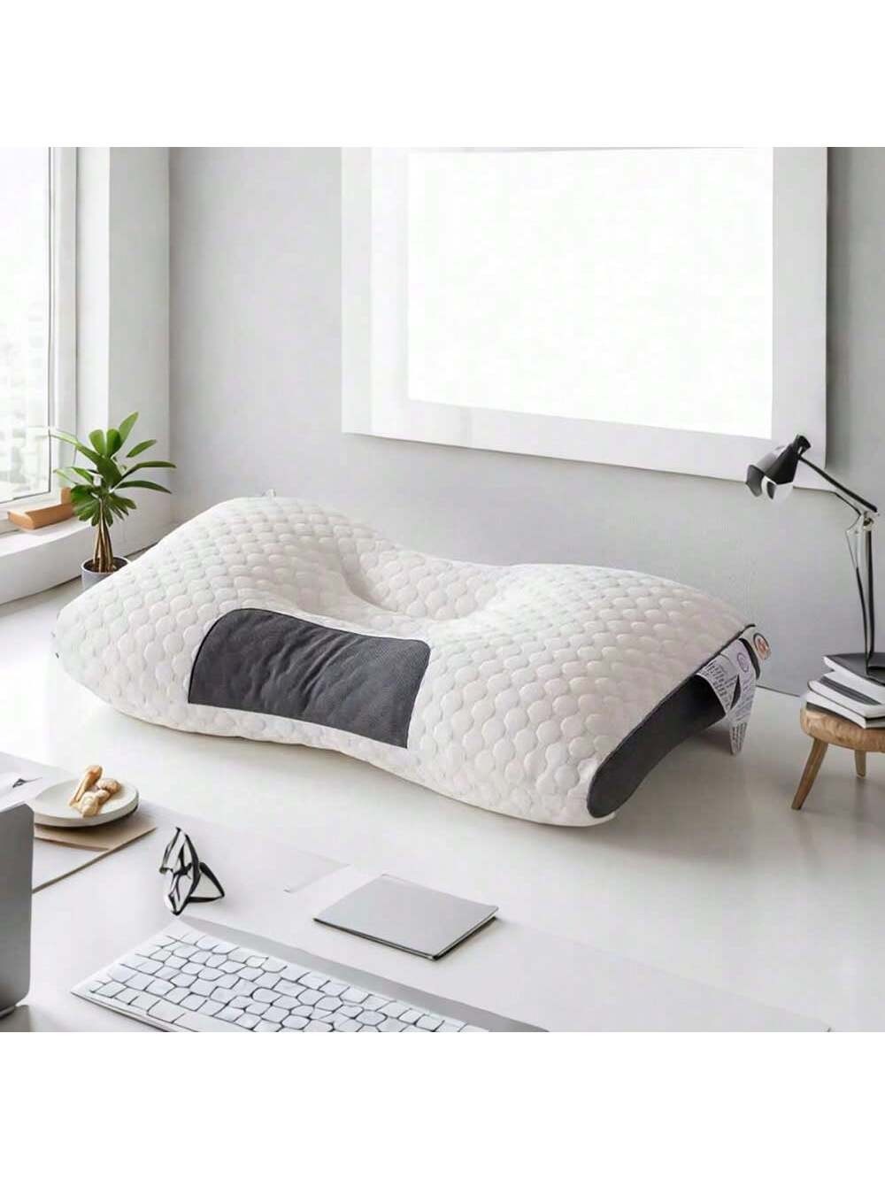 2 PCS Ergonomic Neck Pillow Massage Adjustable Soft Sleeping Pillow 100% UPGRADE