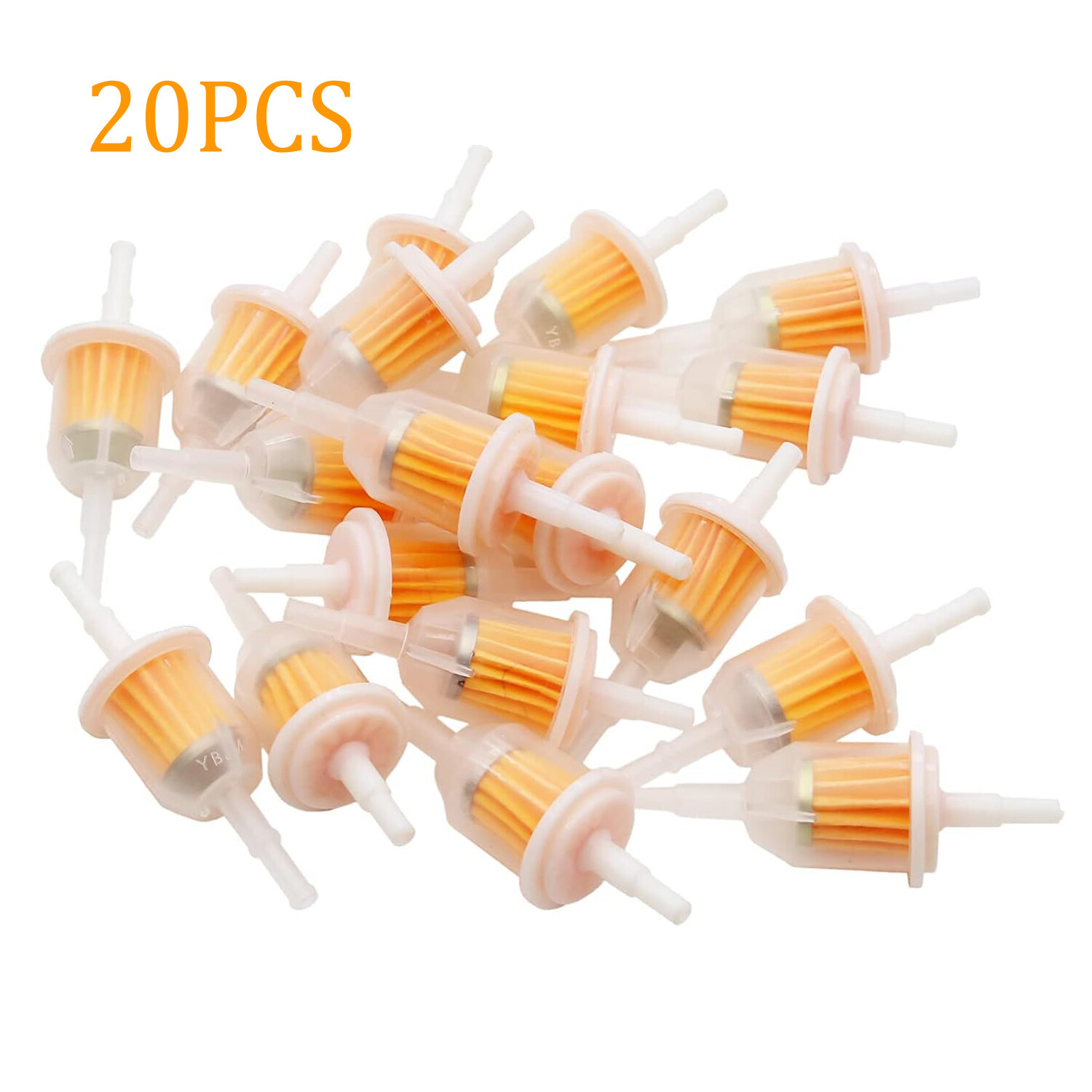 20Pcs Motor Inline Gas Oil Fuel Filter Small Engine For 1/4'' 5/16" Line US