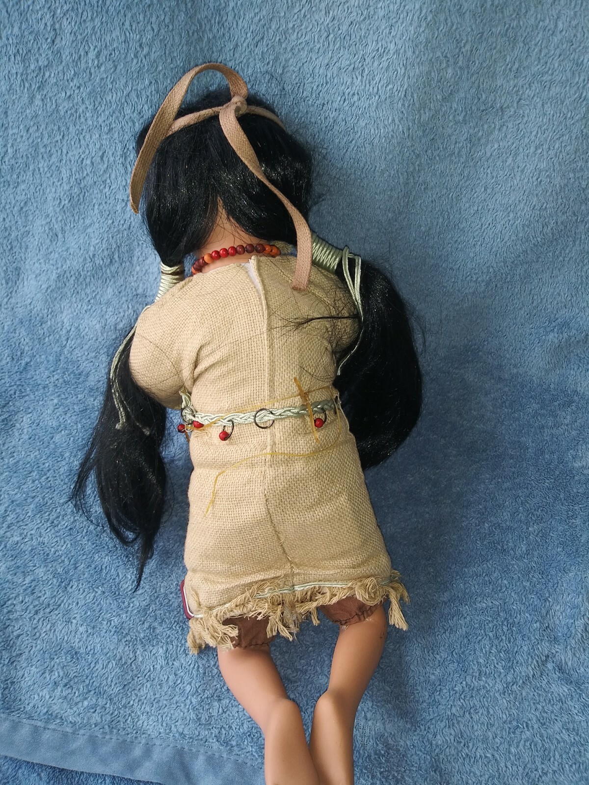 Vintage 1999 Accents And Ocassions Indian Woman With papoose Porcelain Doll