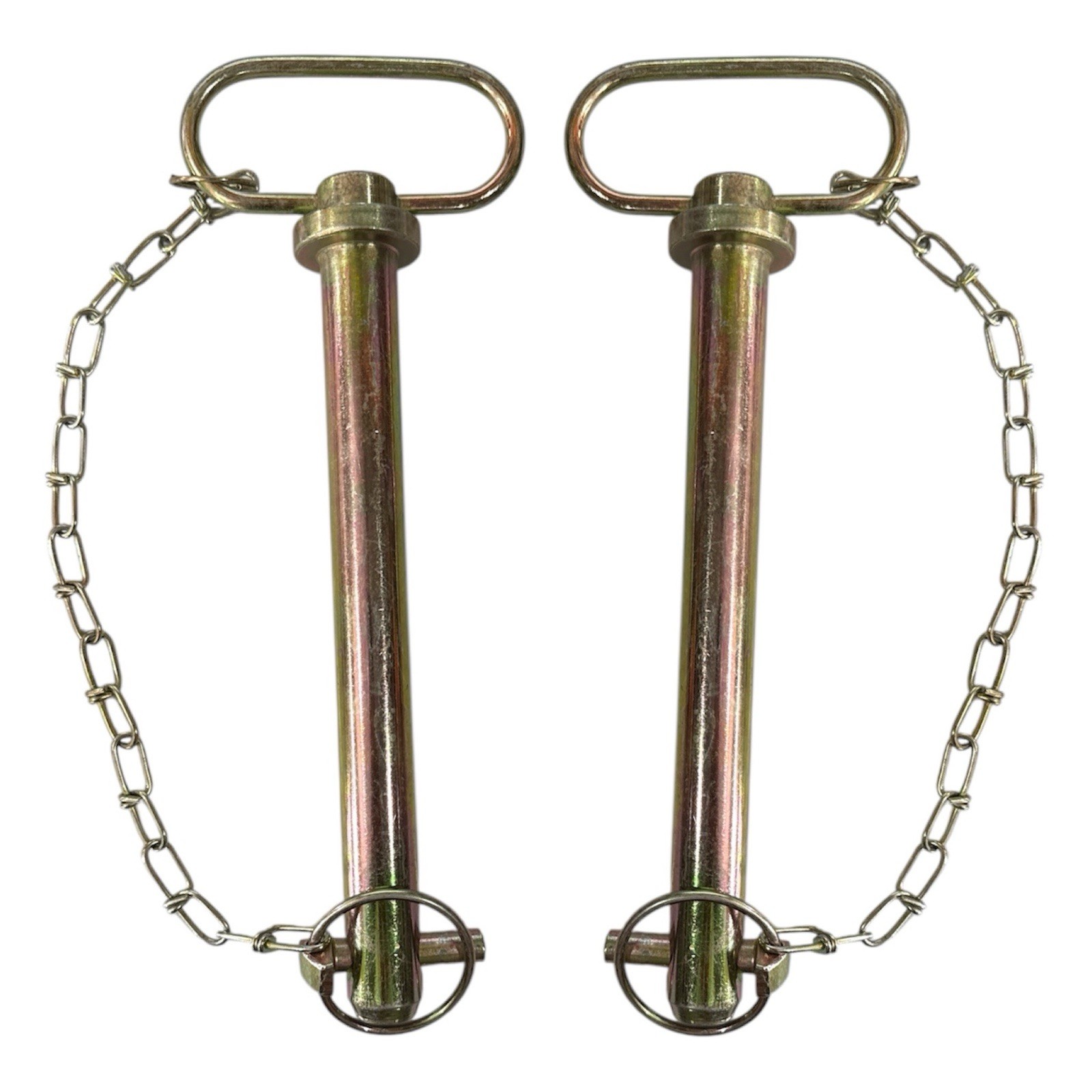 Lot of 2 Goliath 7/8" Tractor Hitch Pin with Chain ~ HP78WC