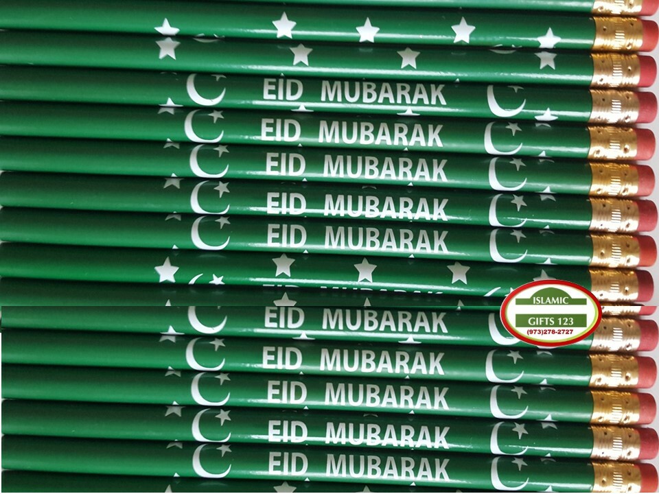 Eid Pencils Eid favors Islamic Gift Eid Party decor Eid Kids Gift Ramadan Gifts