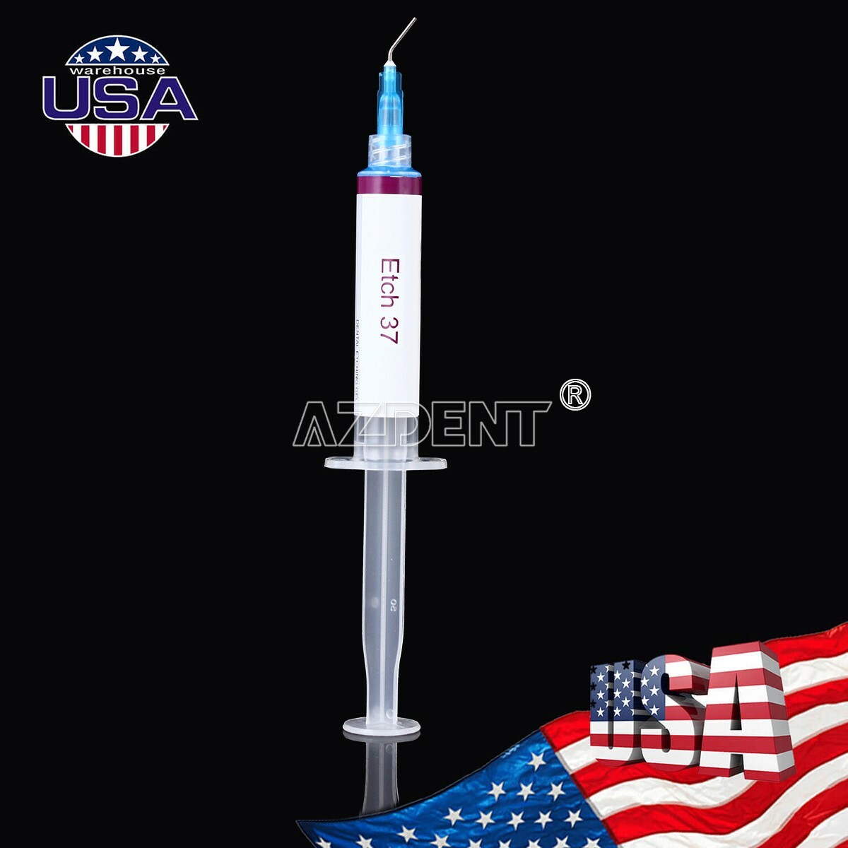 Dentex Dental Acid Etching Gel 37% 5 ml/syringe DX Etch 37