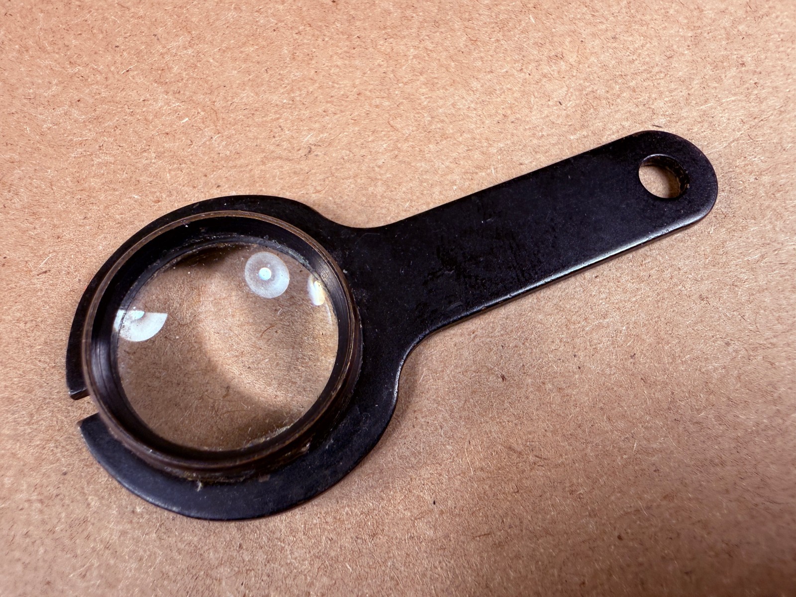 Vintage Magnifying Glass or Loupe or Microscope Part?