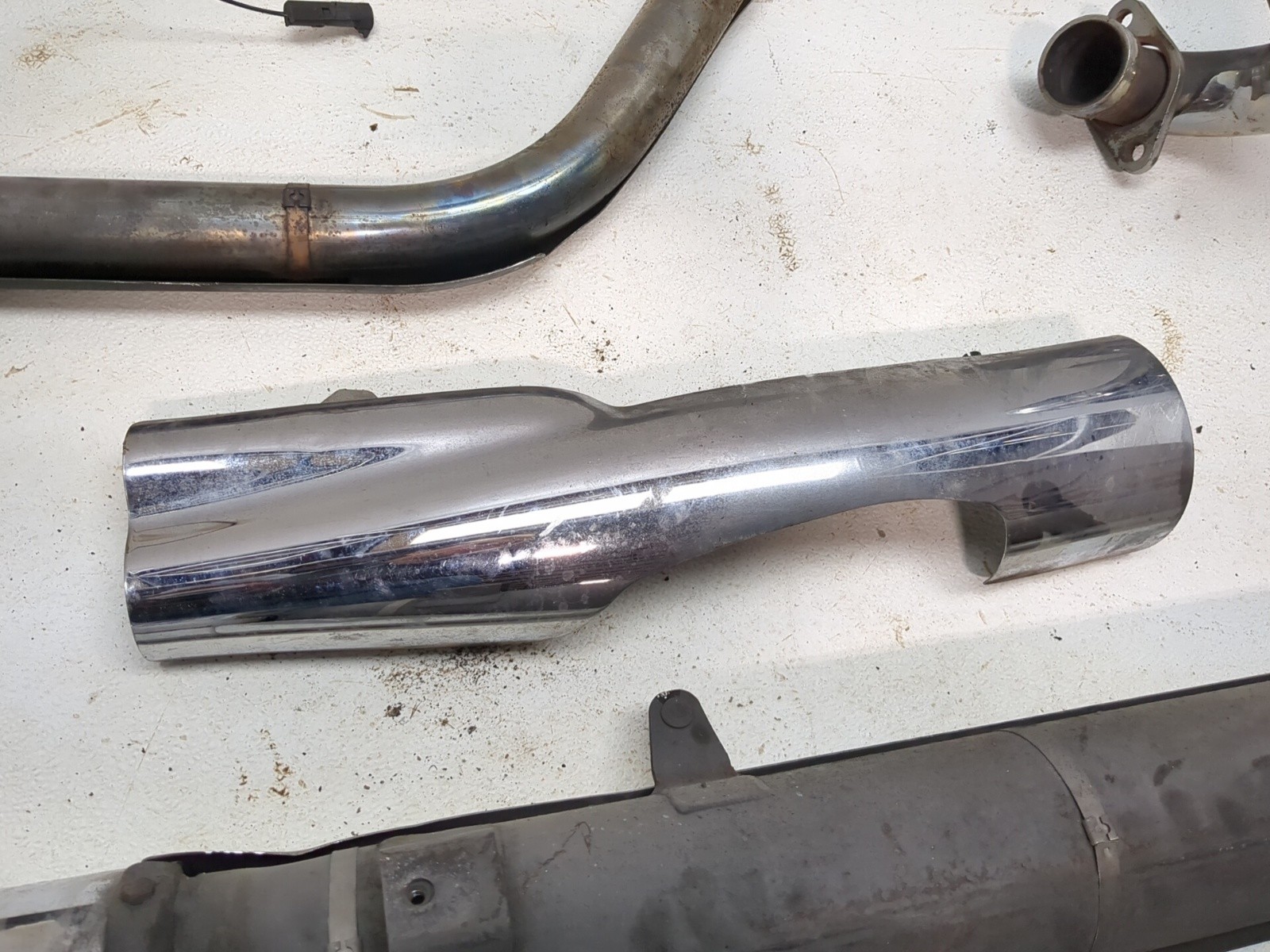 08-17 Victory Vision Deluxe Exhaust Header Pipe Muffler Set Pair Kit