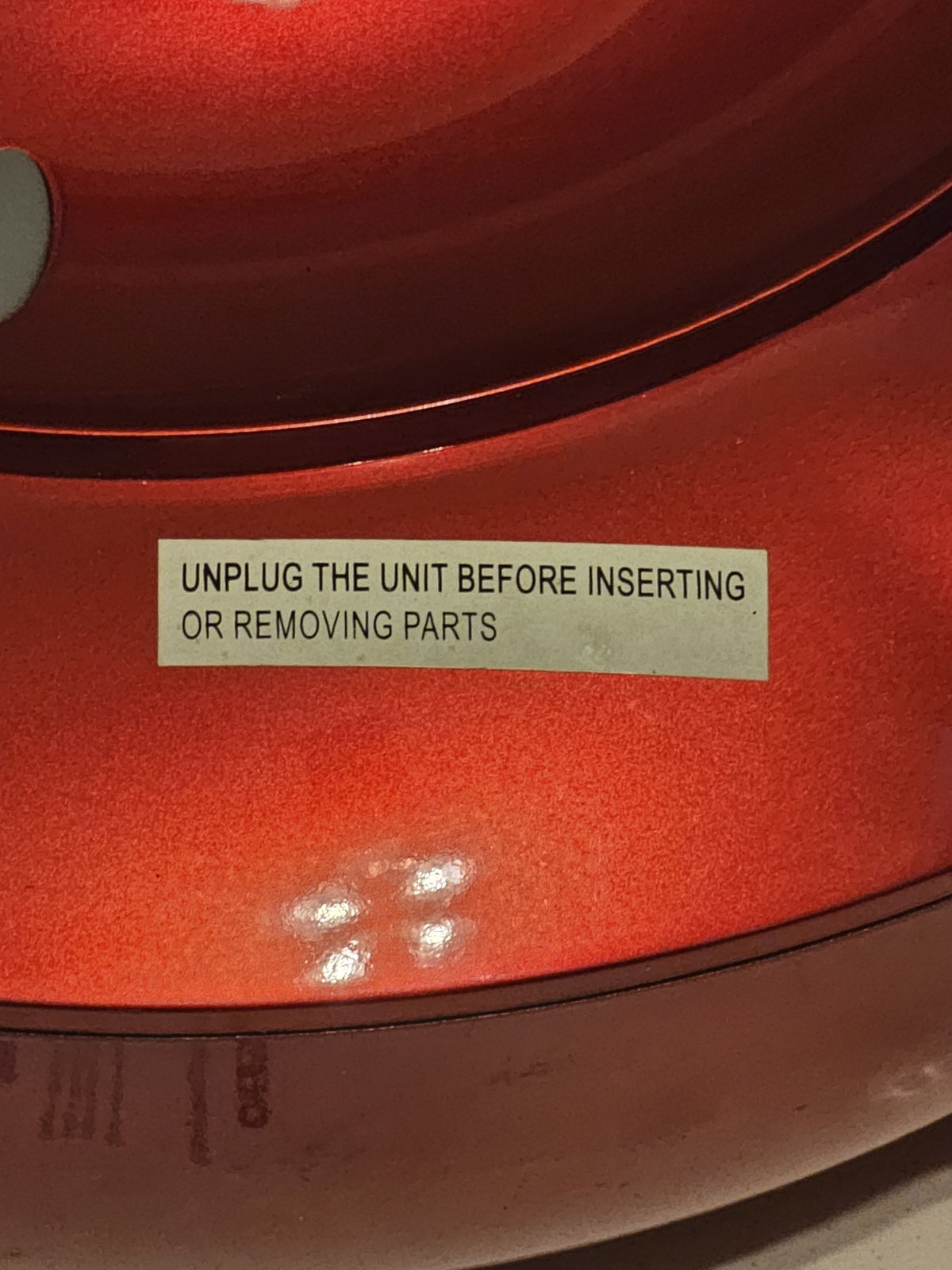 Cook's Companion CCDML3 600W 5QT Red Open Mixer Unused Tested Full Set