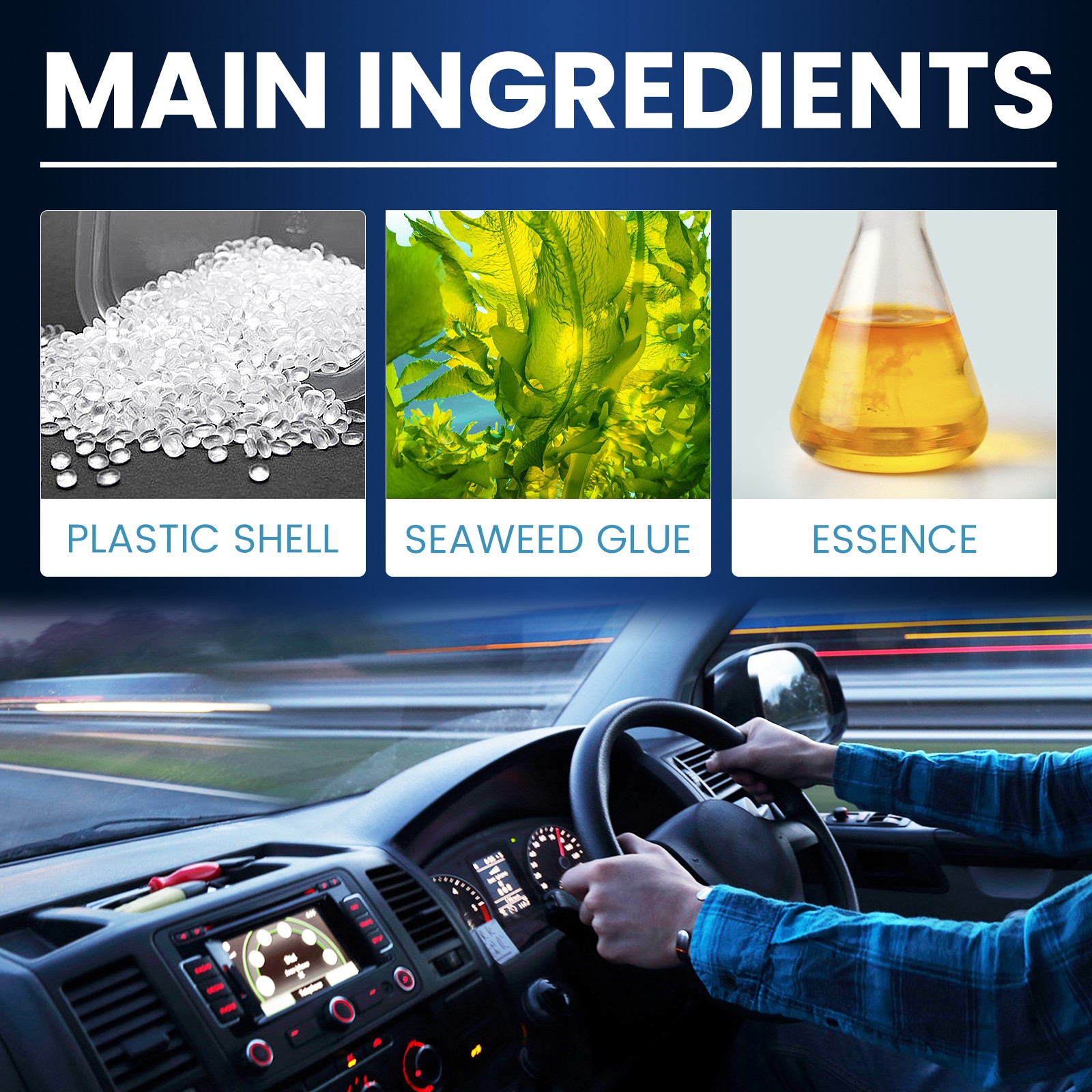 Car Windshield Defroster De-icer, Portable Heater for Quick Snow & Ice Removal