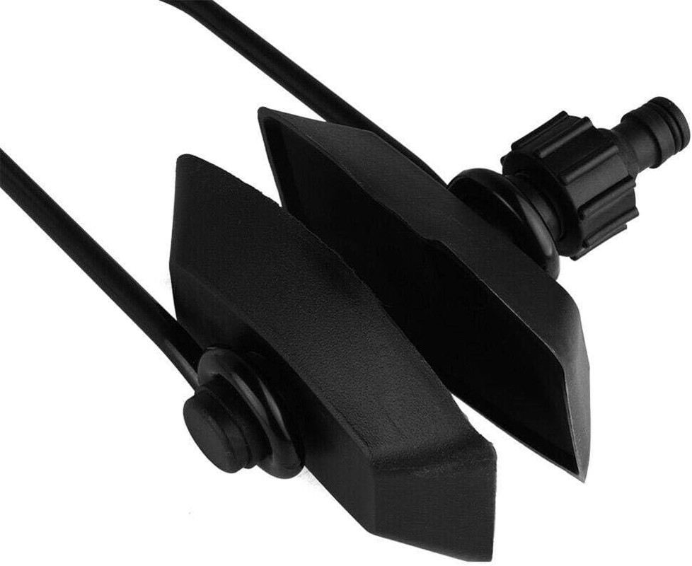 ISURE MARINE Universal Rectangular Outboard Motor Water Flusher Boat Ear Muff En