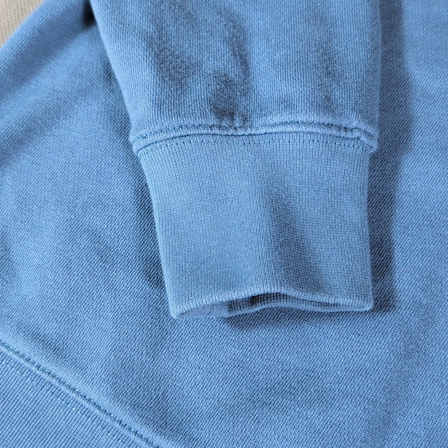 Vans Off The Wall Crew Neck Sweater Baby Blue Unisex - Small