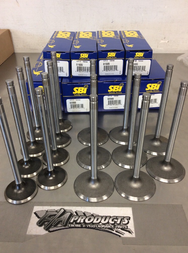 GM LS V8 2005 To 2009 4.8 5.3 6.0 Stock Valve Set SB International 02000 01935